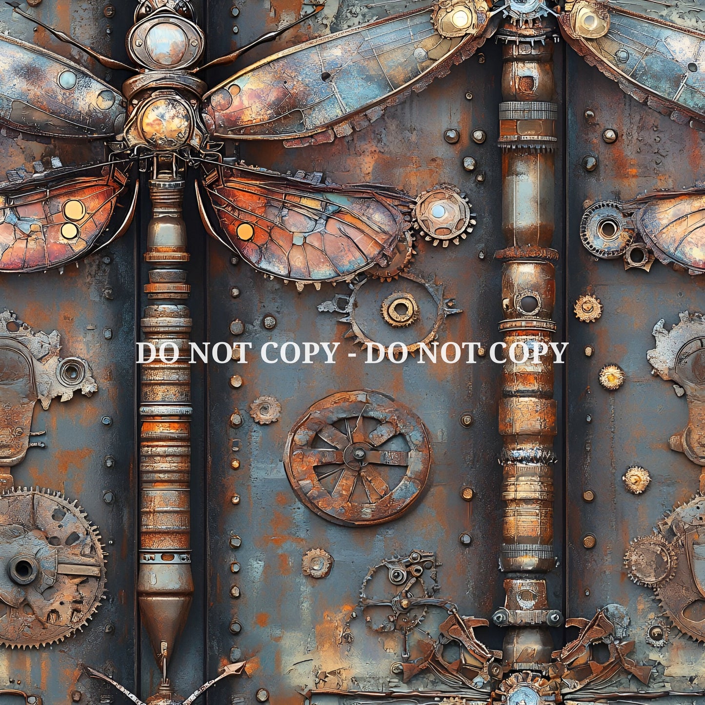 STEAMPUNK DRAGONFLIES - MULTIPLE VARIATIONS