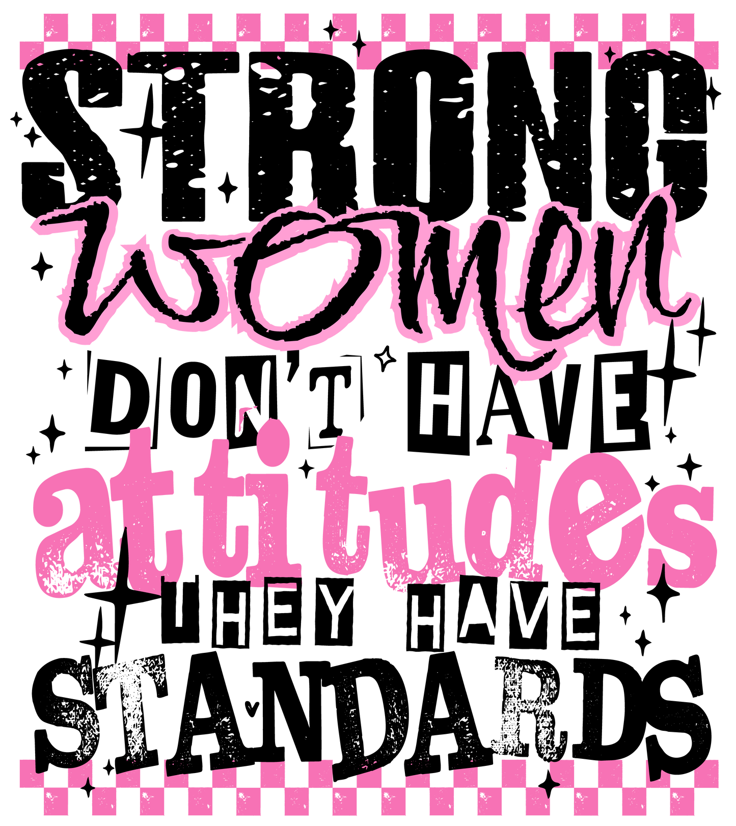 STRONG WOMEN - DECAL