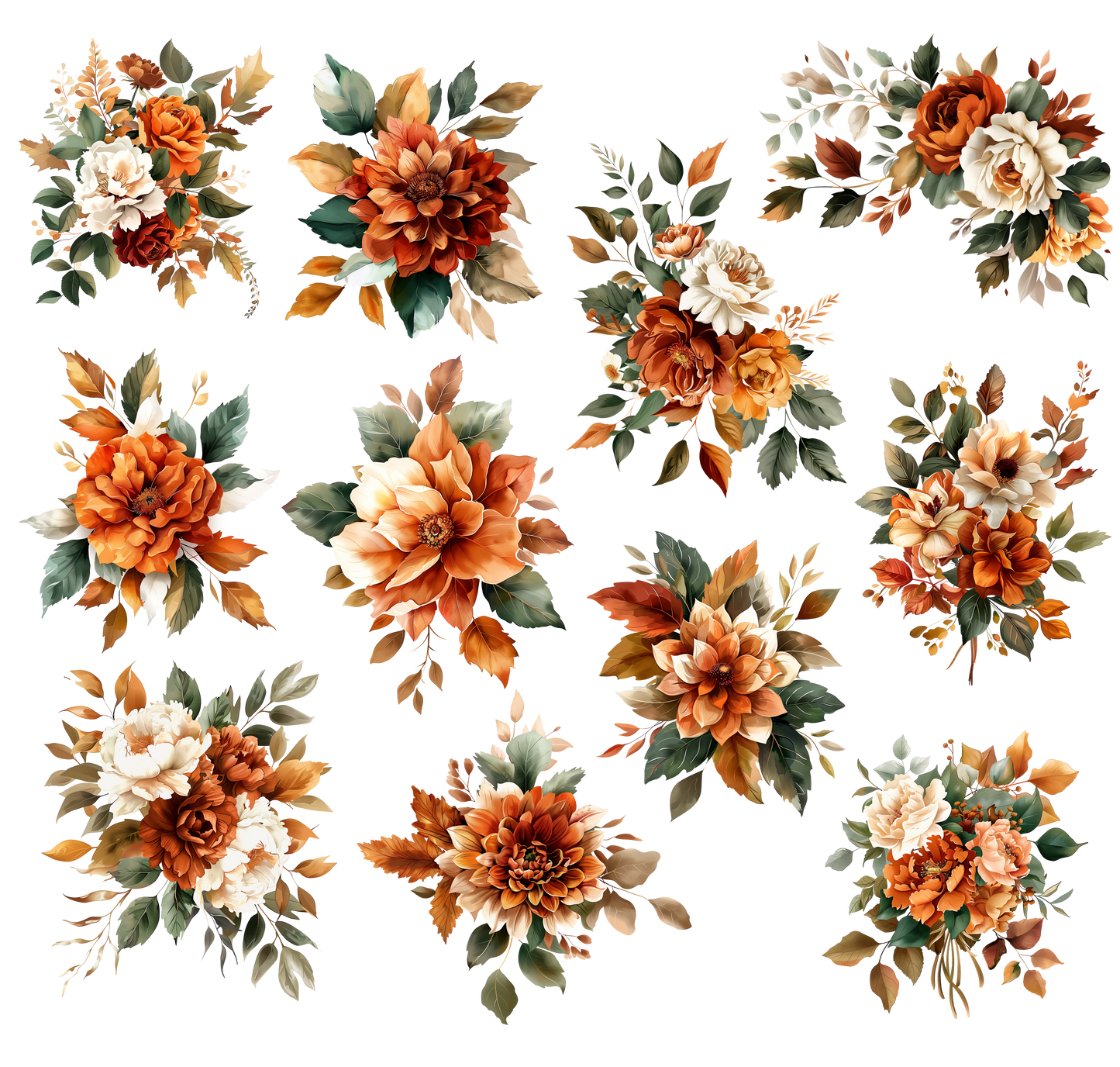 TERRACOTTA FLORAL - FLAIR SHEET