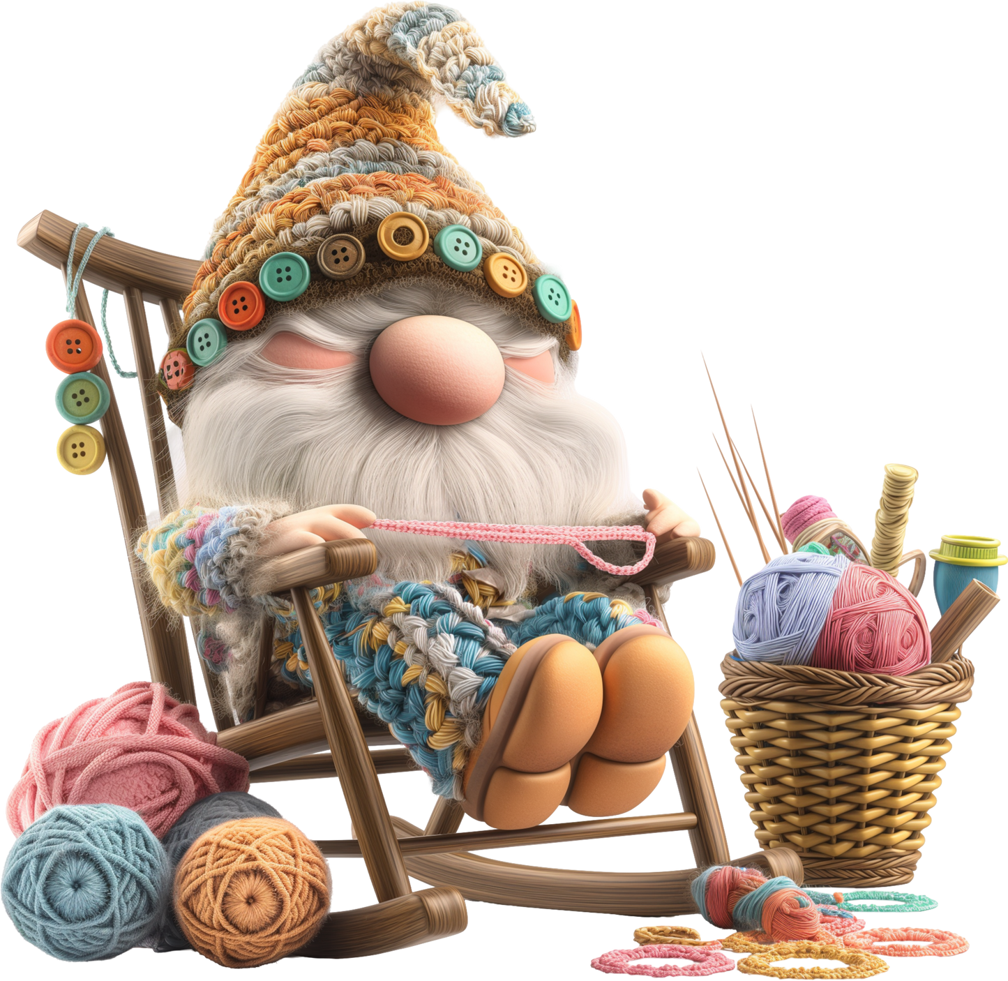 CROCHET GNOMES - Decals