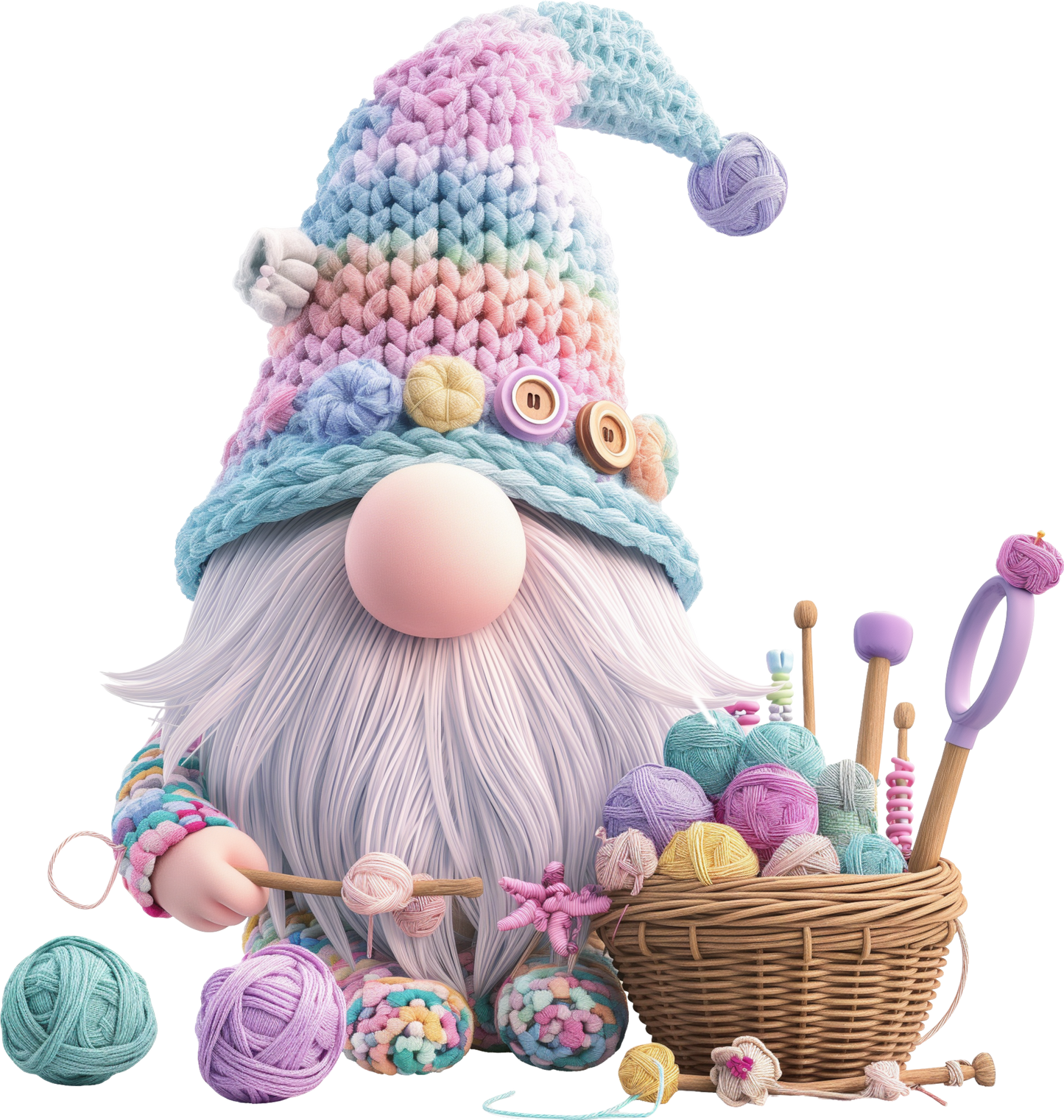 CROCHET GNOMES - Decals
