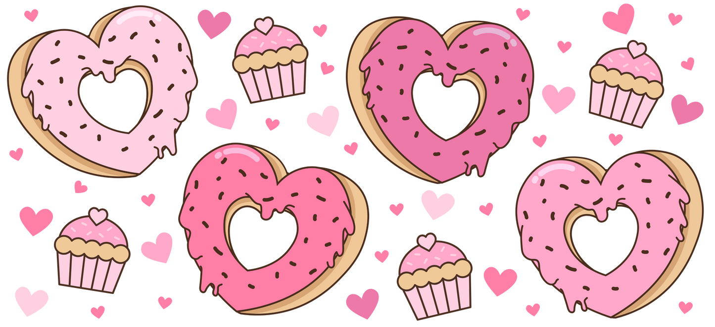 VALENTINES DONUTS - CAN WRAP