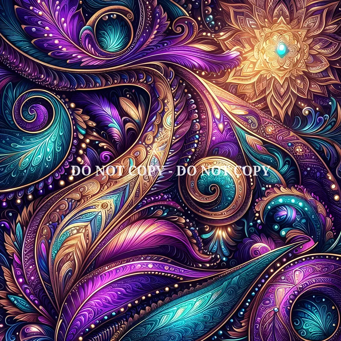 VIBRANT PAISLEY VINYL