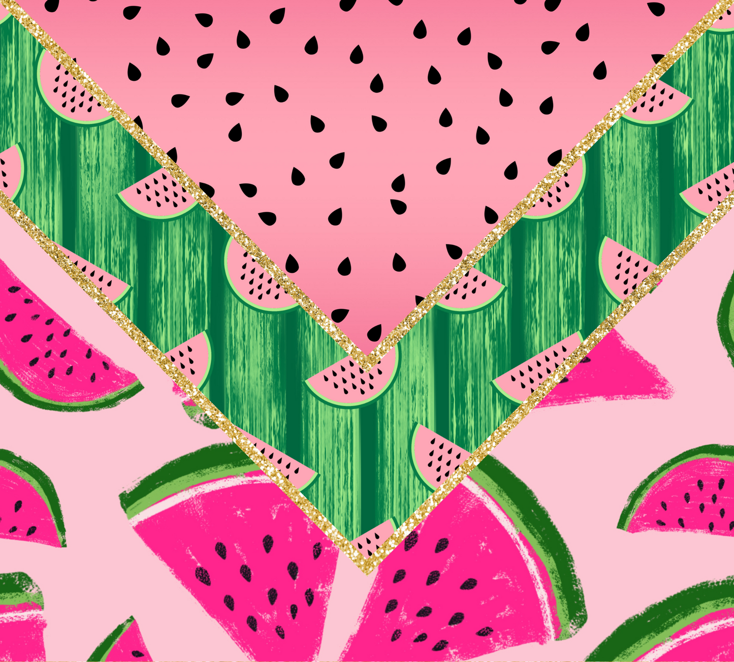 V SPLIT WATERMELON B37