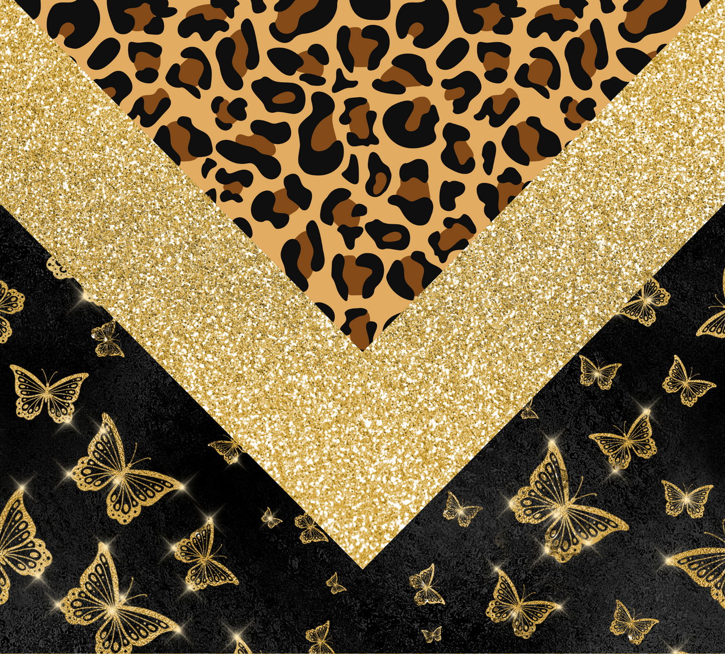 VSPLIT GOLD BUTTERFLY B39