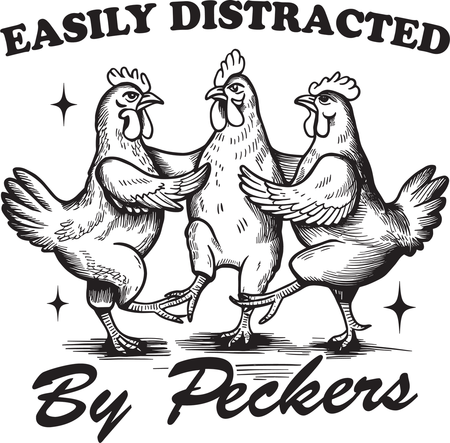 EASILY DISTRACTED - DECALS