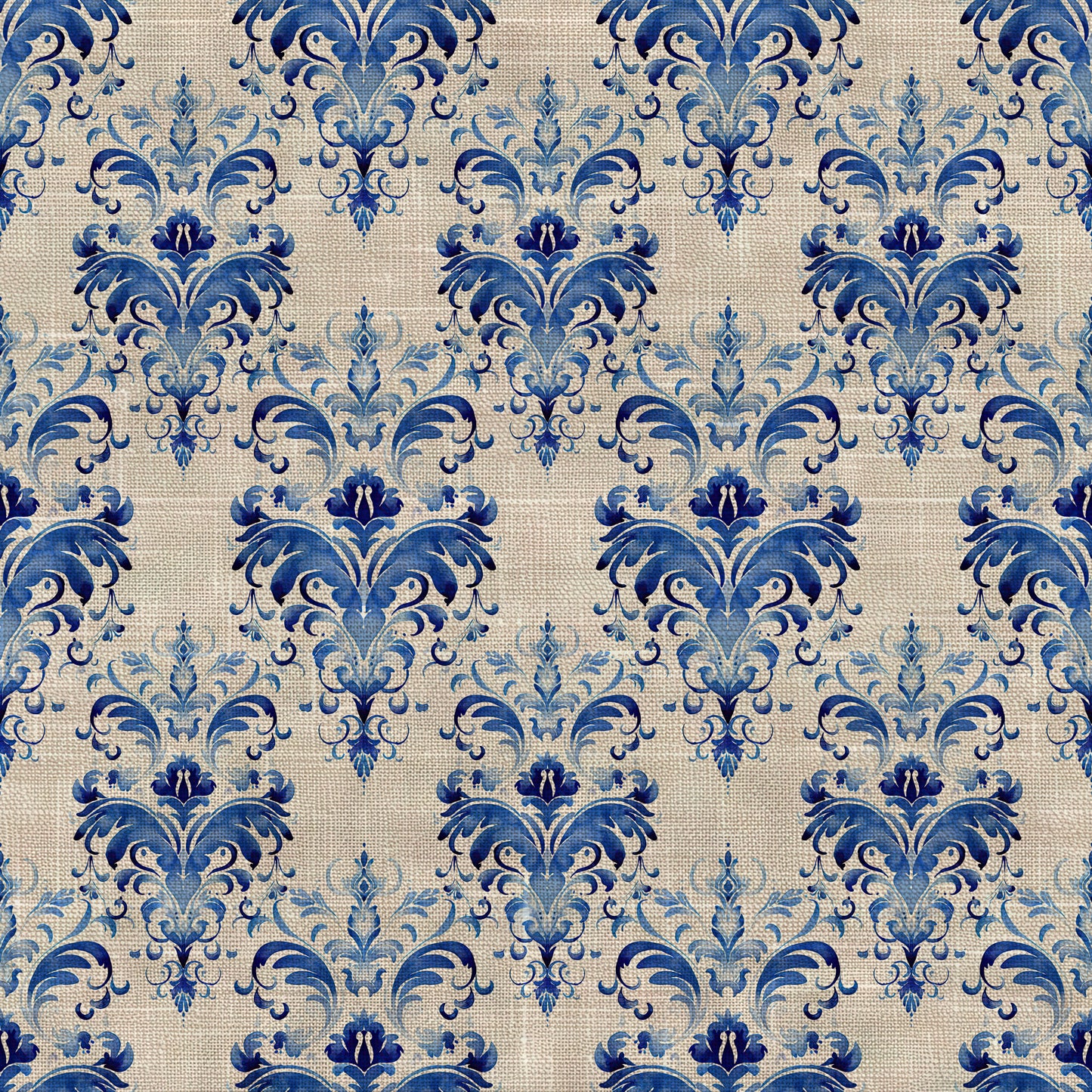BLUE WATERCOLOR LINEN - MULTIPLE VARIATIONS