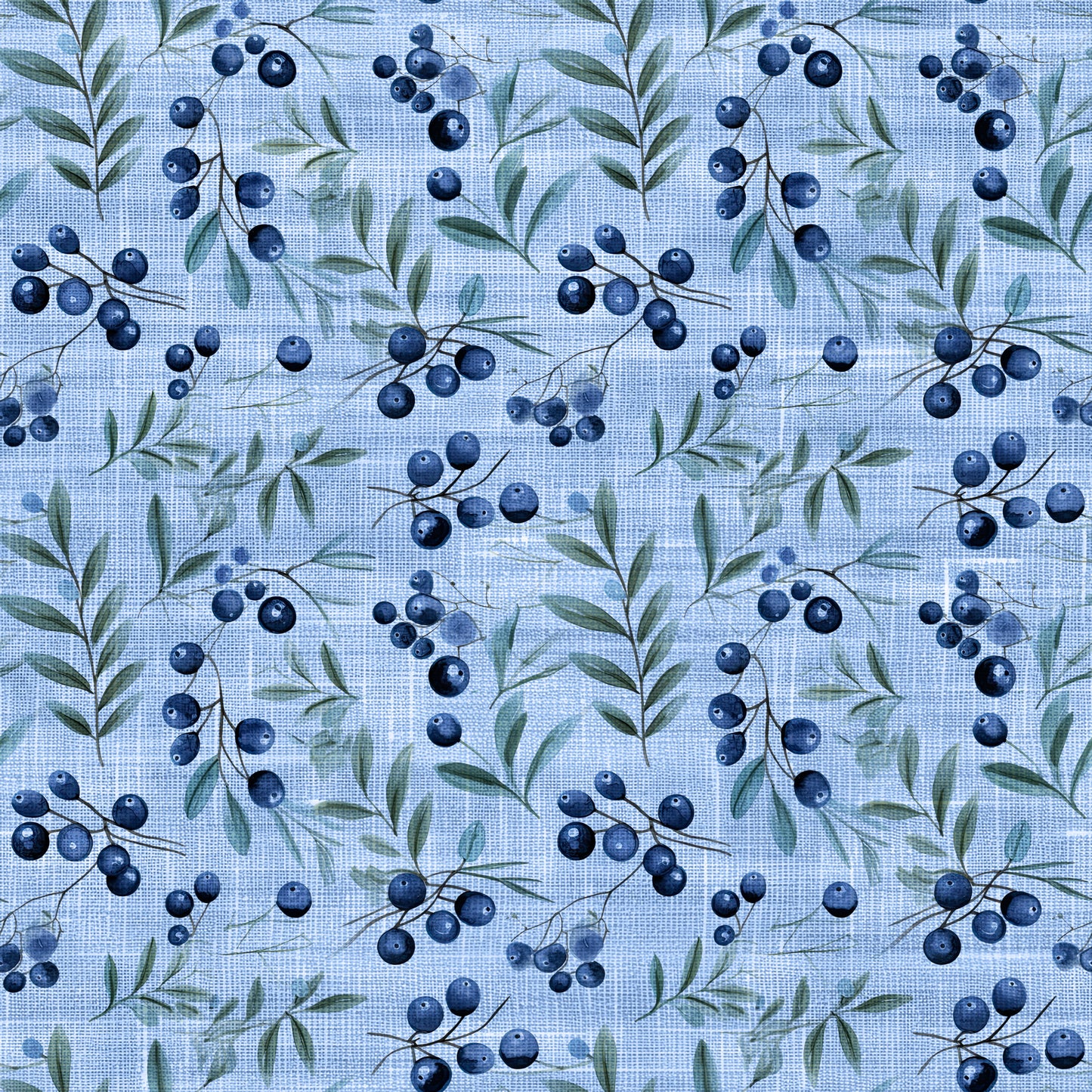 BLUE WATERCOLOR LINEN - MULTIPLE VARIATIONS