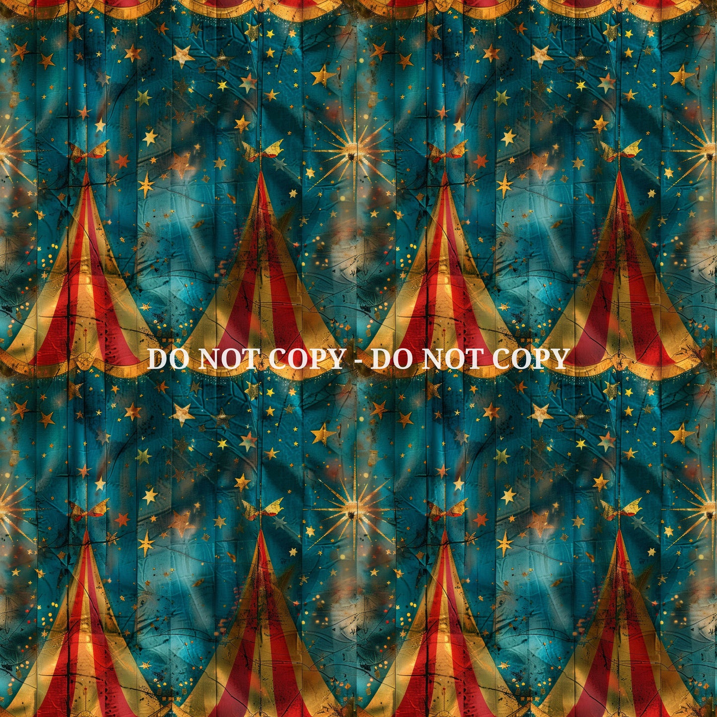 VINTAGE CIRCUS PATTERN VINYL - MULTIPLE VARIATIONS