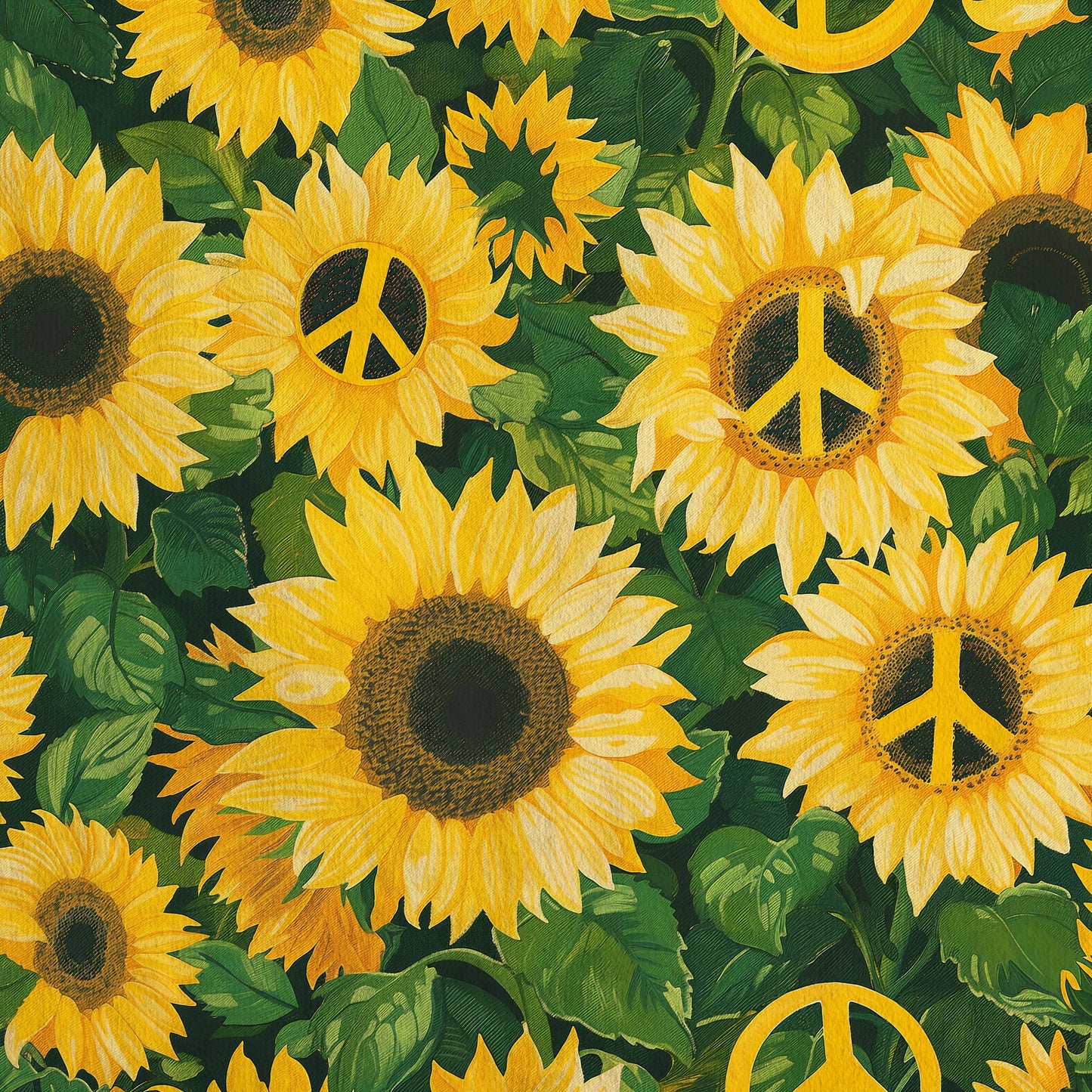 PEACE SUNFLOWERS VINYL - MULTIPLE VARIATIONS