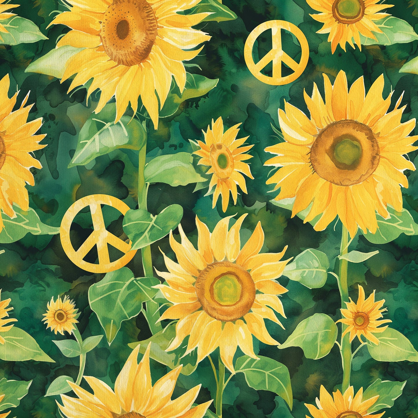 PEACE SUNFLOWERS VINYL - MULTIPLE VARIATIONS