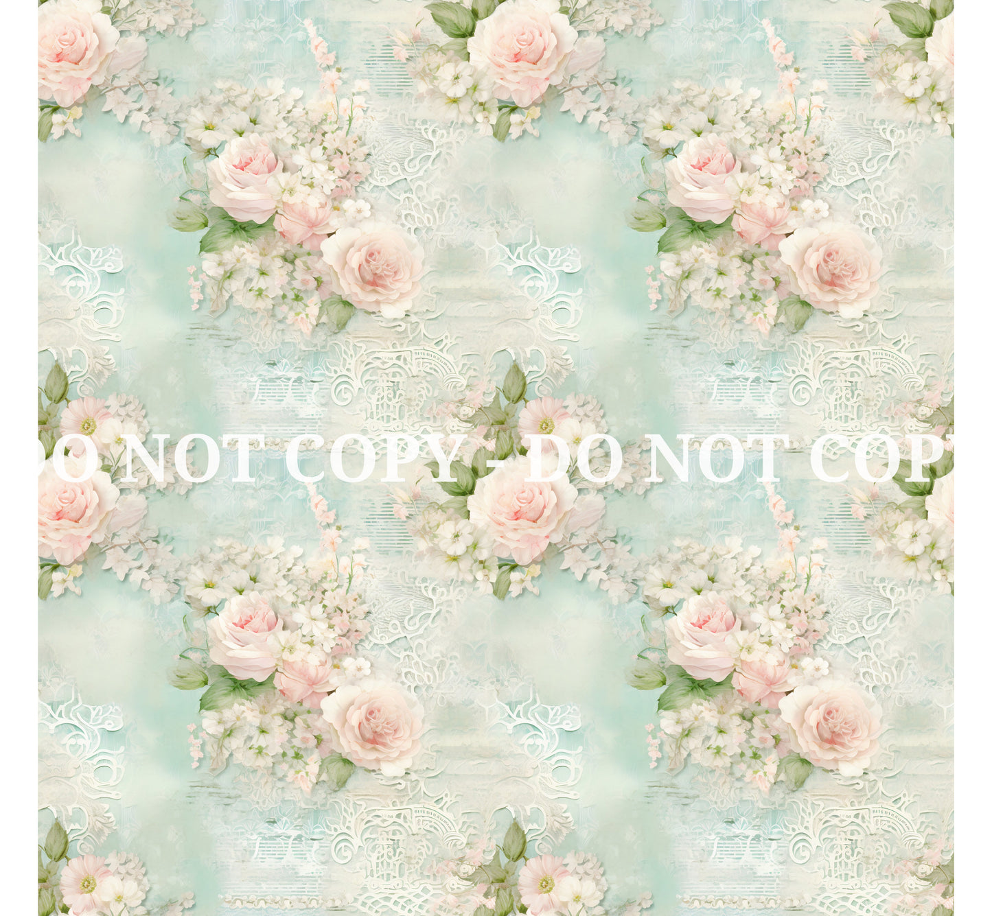 SHABBY CHIC PATTERN VINYL - MULTIPLE VARIATIONS