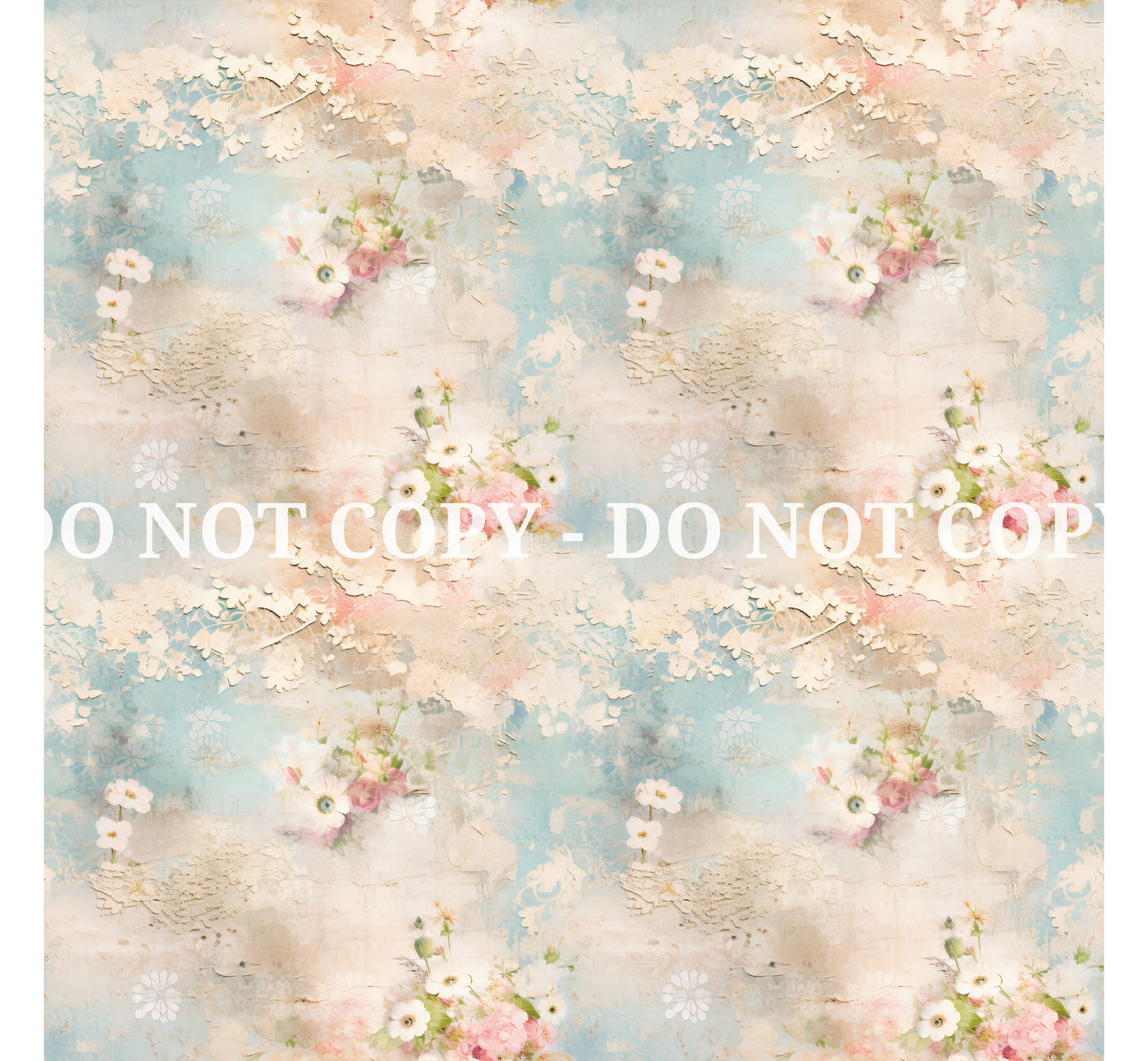 SHABBY CHIC PATTERN VINYL - MULTIPLE VARIATIONS