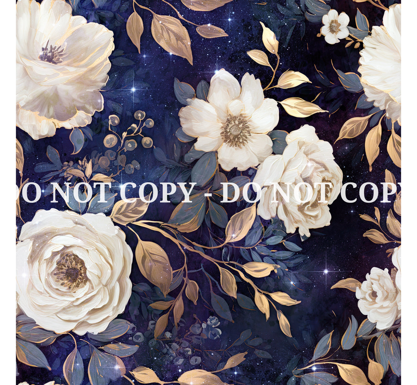 CELESTIAL FLORAL PATTERN VINYL - MULTIPLE VARIATIONS