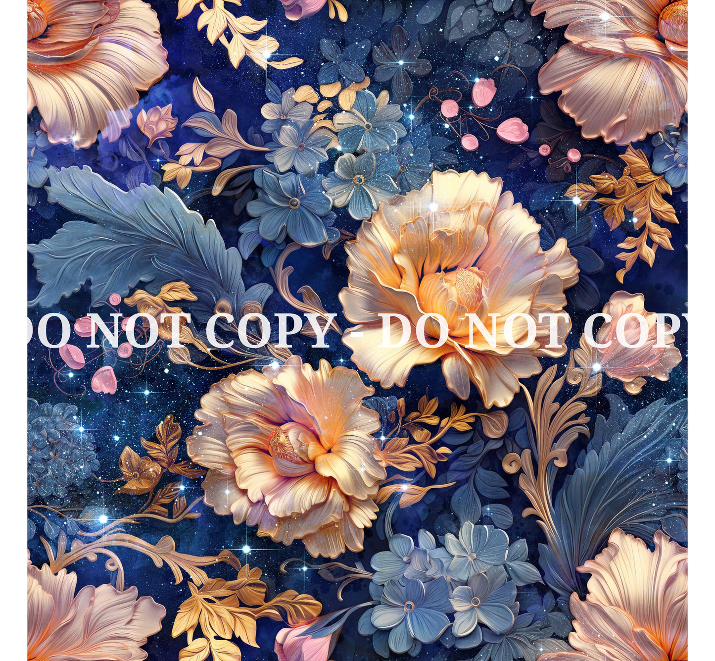 FANTASY FLOWERS PATTERN VINYL - MULTIPLE VARIATIONS