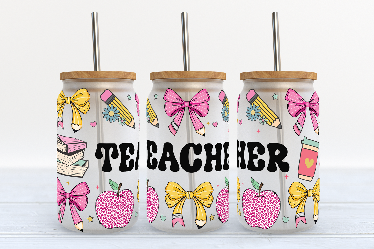 TEACHER BOWS - CAN WRAP