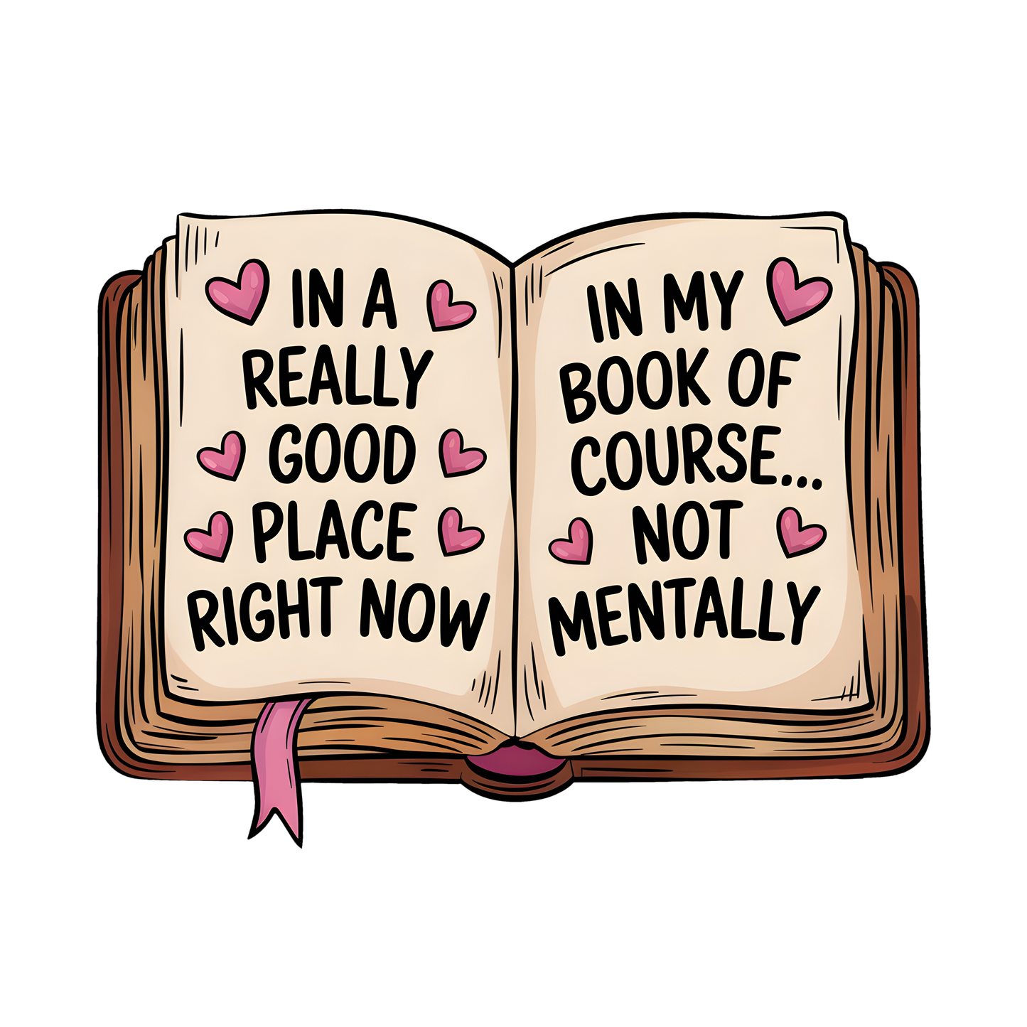 GOOD PLACE BOOK - DECAL