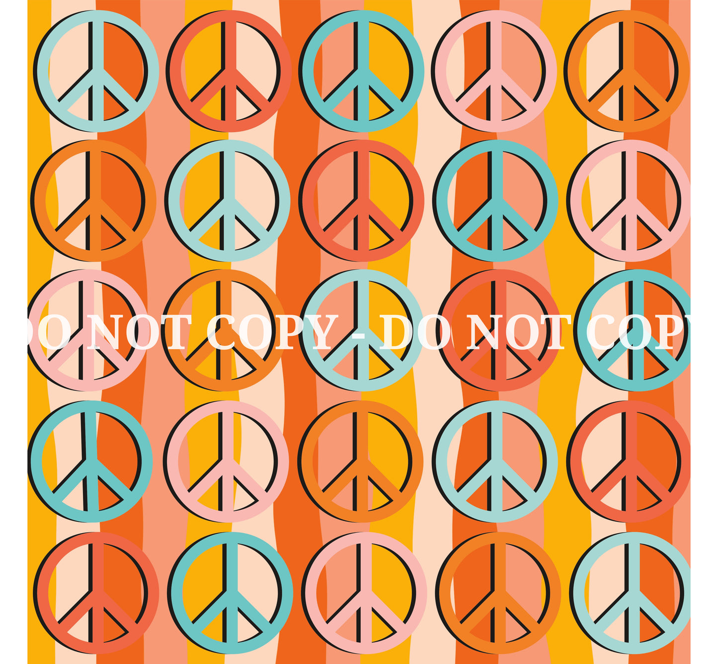 GROOVY 7 PEACE SIGNS