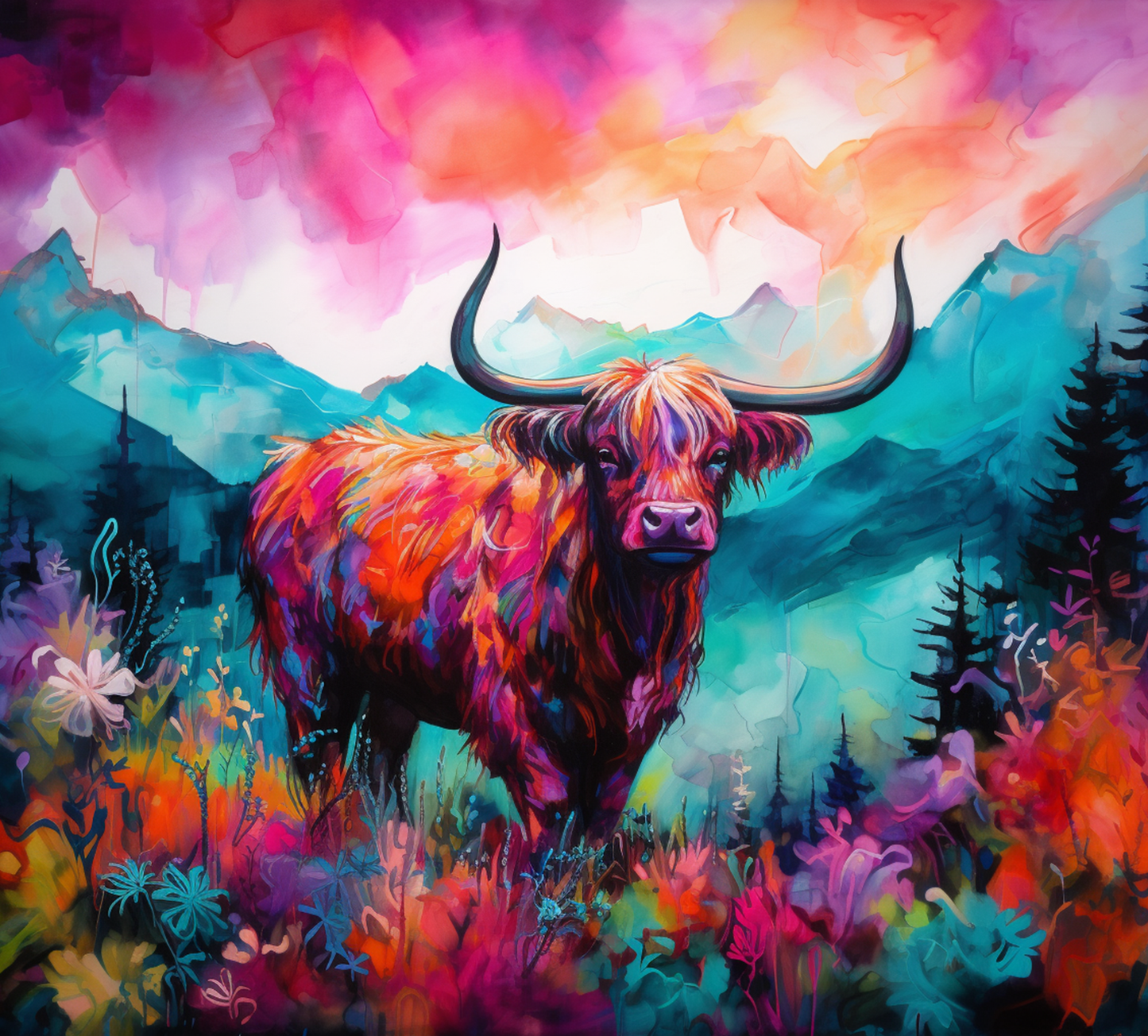 HIGHLAND COW O156