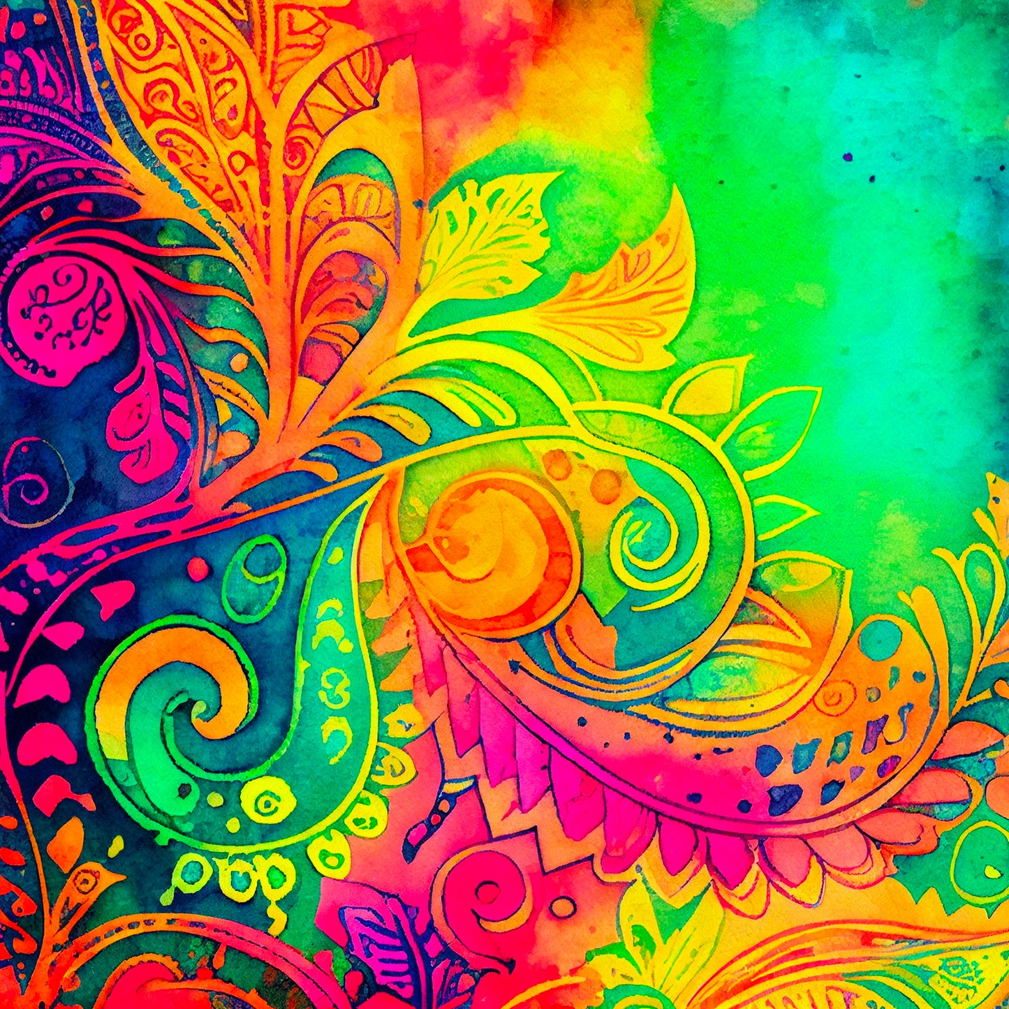 BRIGHT PAISLEY VINYL - MULTIPLE VARIATIONS