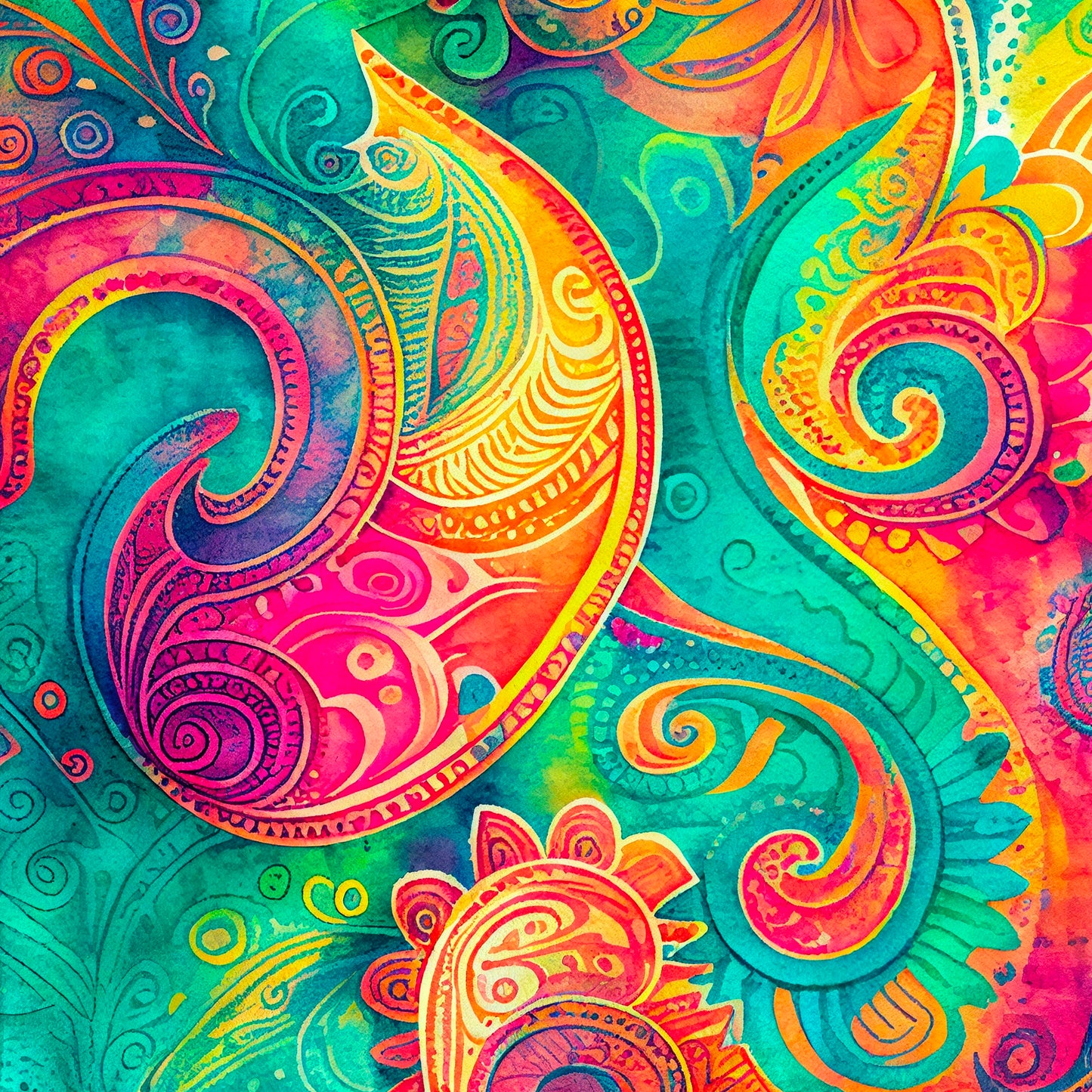 BRIGHT PAISLEY VINYL - MULTIPLE VARIATIONS