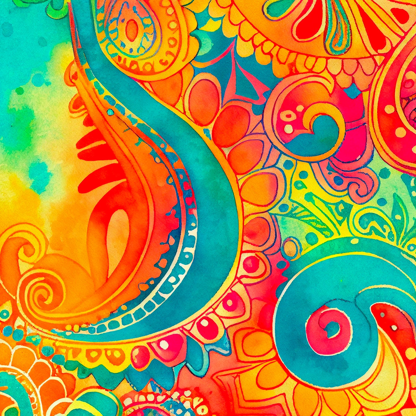 BRIGHT PAISLEY VINYL - MULTIPLE VARIATIONS