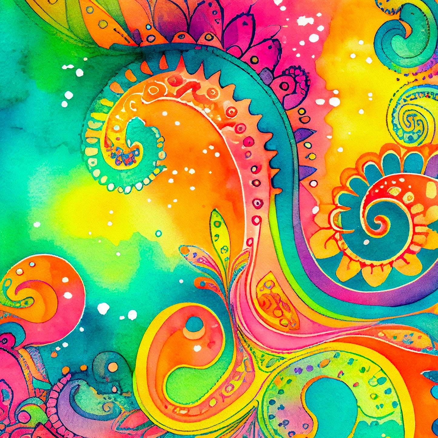 BRIGHT PAISLEY VINYL - MULTIPLE VARIATIONS