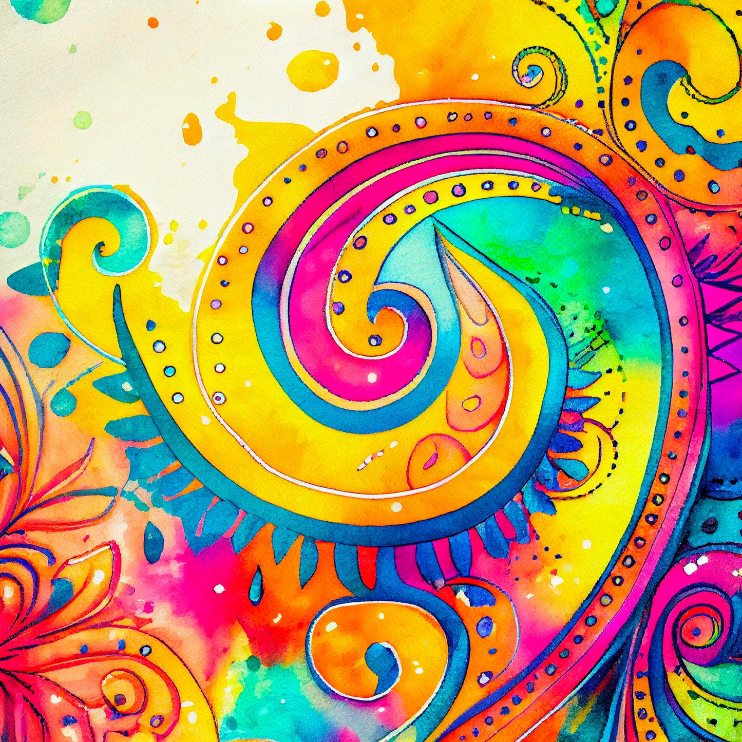 BRIGHT PAISLEY VINYL - MULTIPLE VARIATIONS