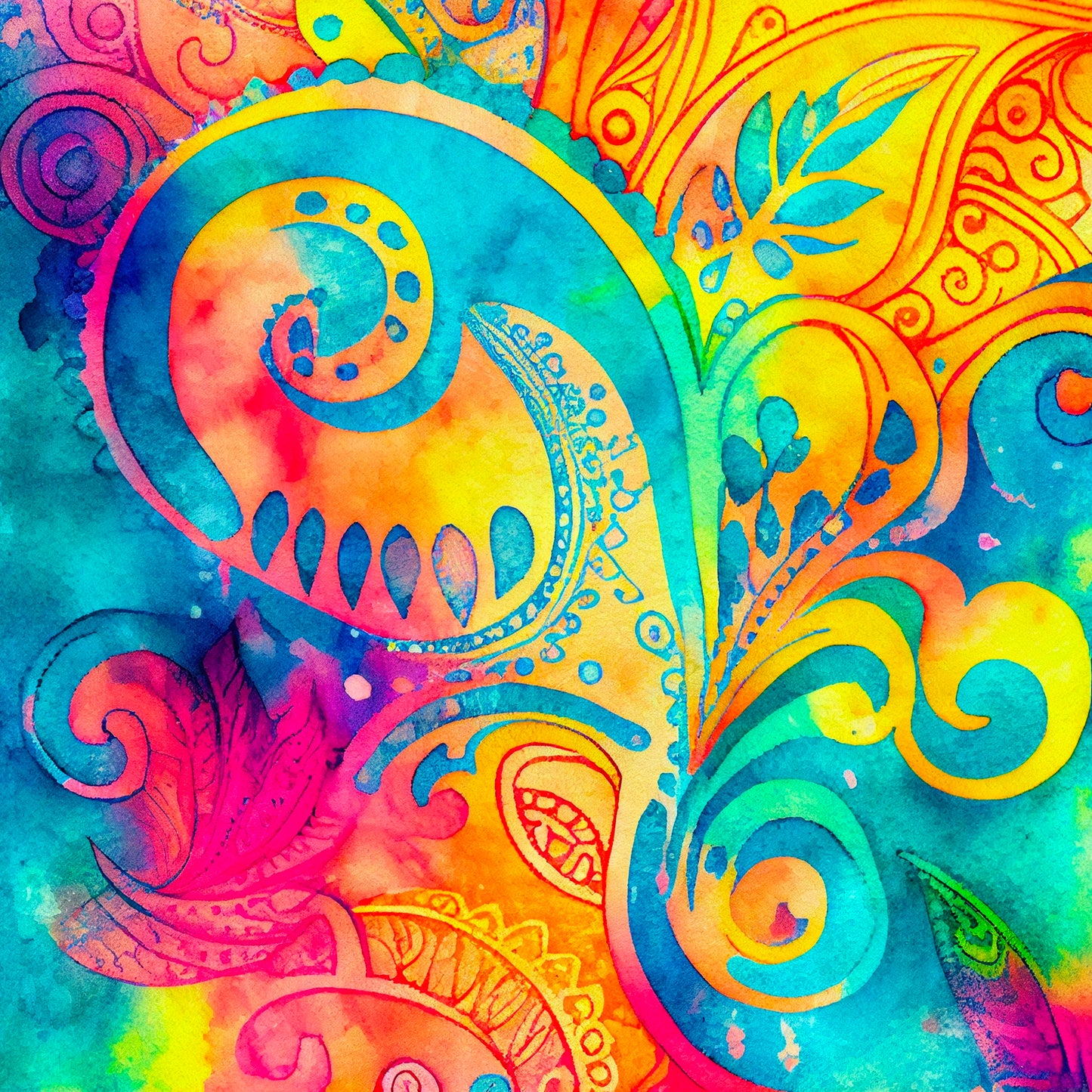 BRIGHT PAISLEY VINYL - MULTIPLE VARIATIONS