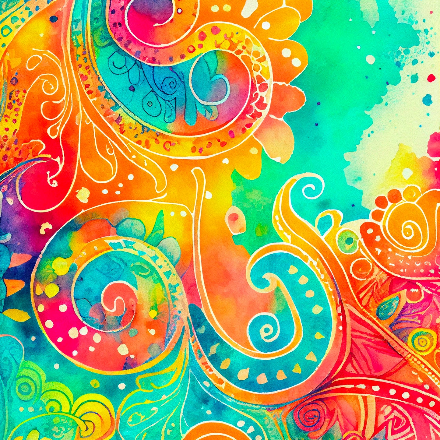 BRIGHT PAISLEY VINYL - MULTIPLE VARIATIONS