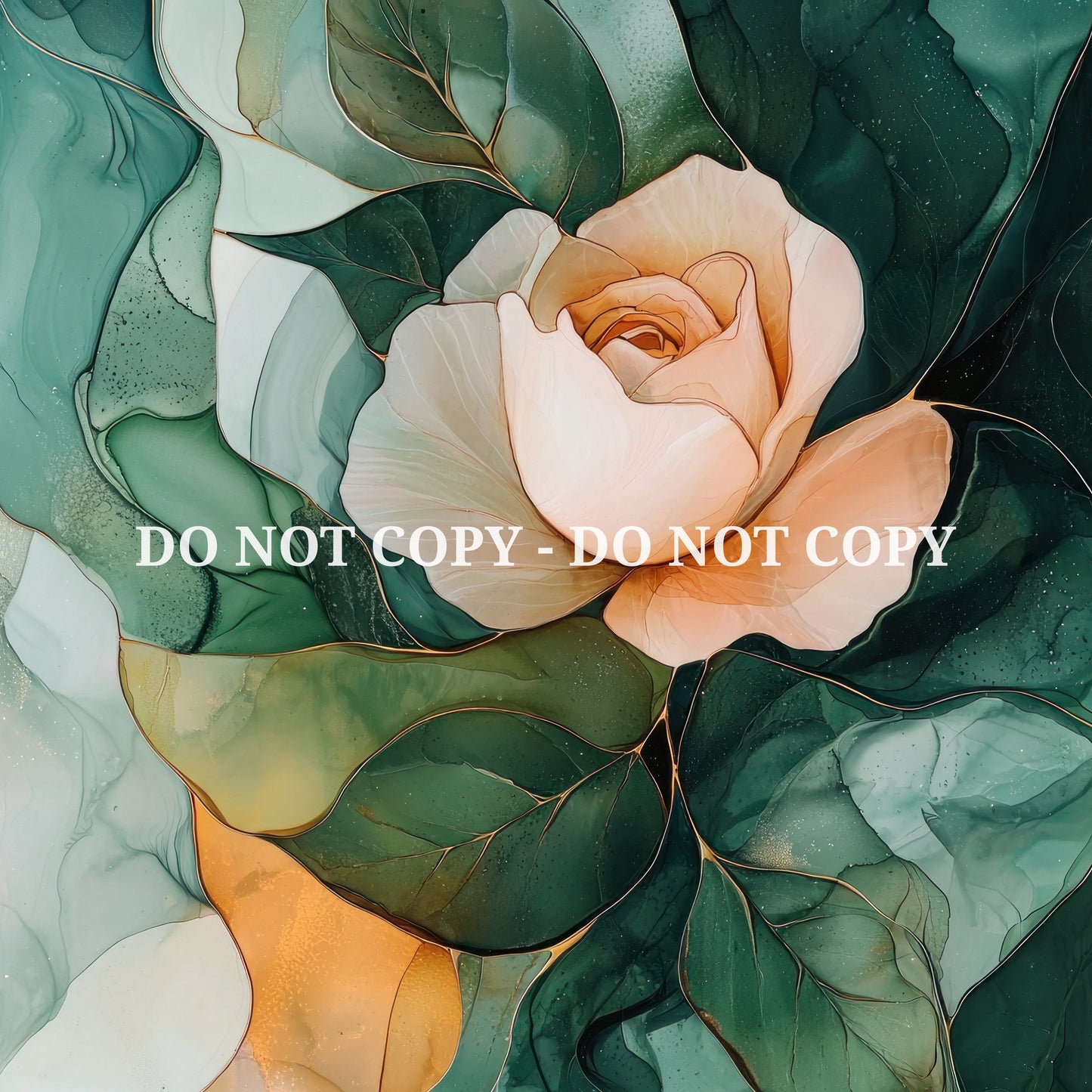 INK ROSES PATTERN VINYL - MULTIPLE VARIATIONS