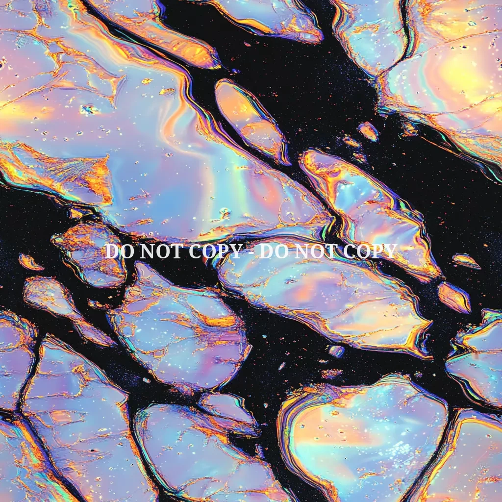 IRIDESCENT OIL SPILL VINYL - MULTIPLE VARIATIONS