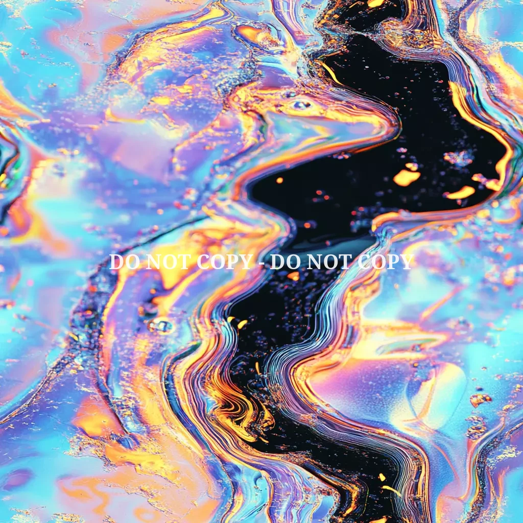 IRIDESCENT OIL SPILL VINYL - MULTIPLE VARIATIONS
