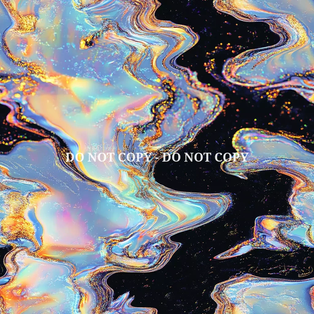 IRIDESCENT OIL SPILL VINYL - MULTIPLE VARIATIONS