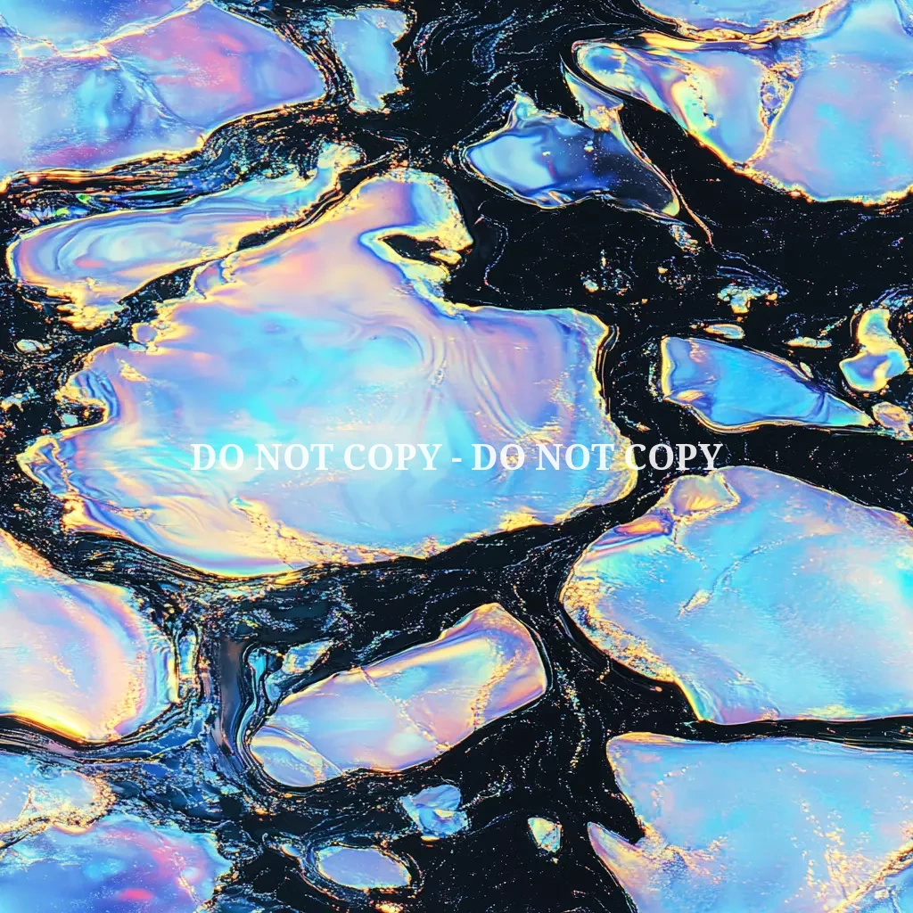 IRIDESCENT OIL SPILL VINYL - MULTIPLE VARIATIONS
