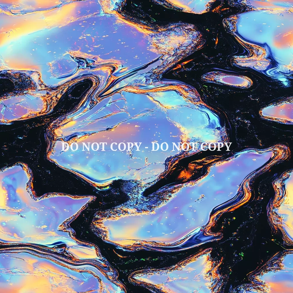 IRIDESCENT OIL SPILL VINYL - MULTIPLE VARIATIONS