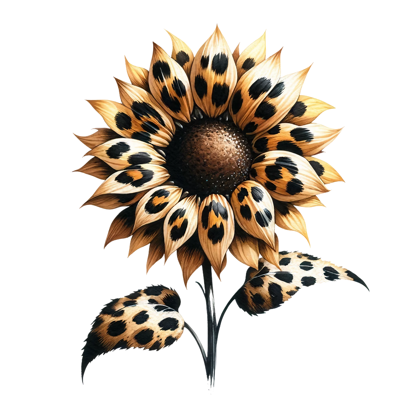 LEOPARD SUNFLOWERS - Decals