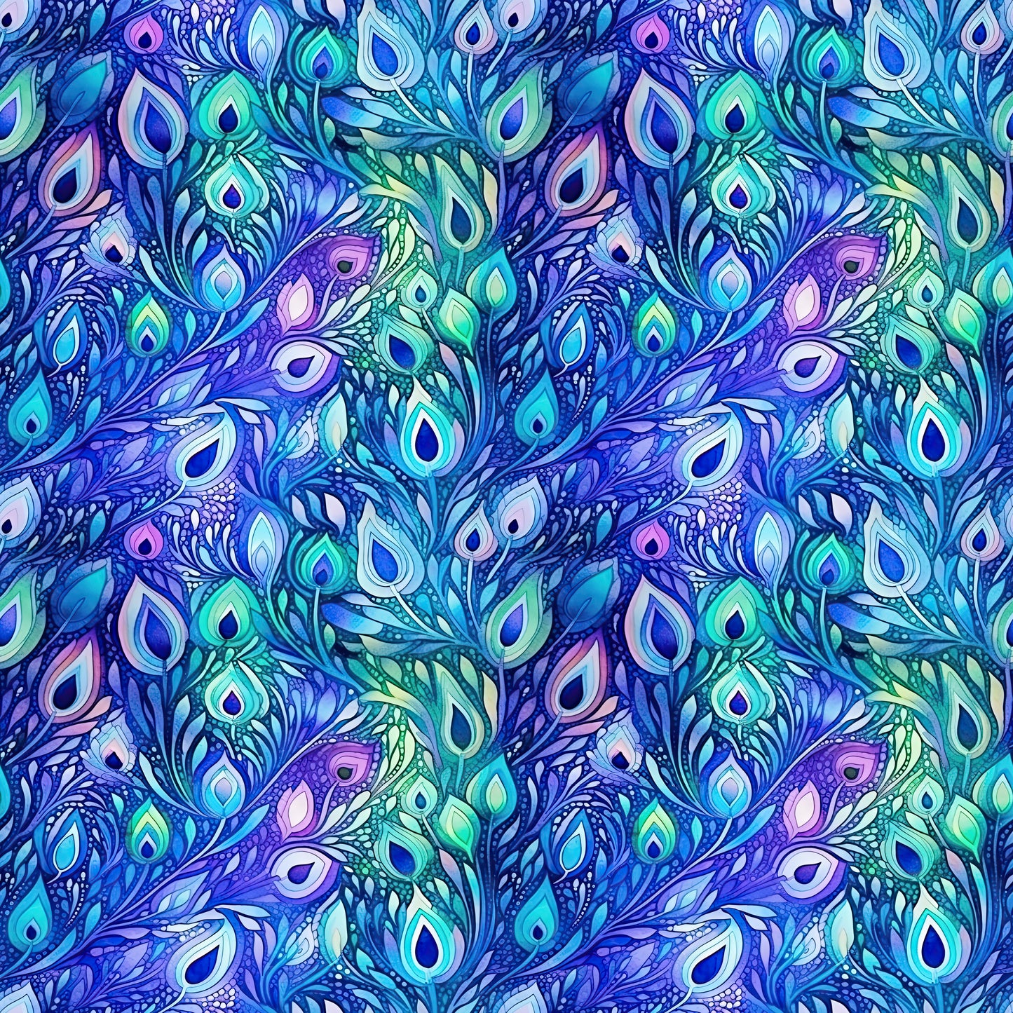 WATERCOLOR PEACOCK 1