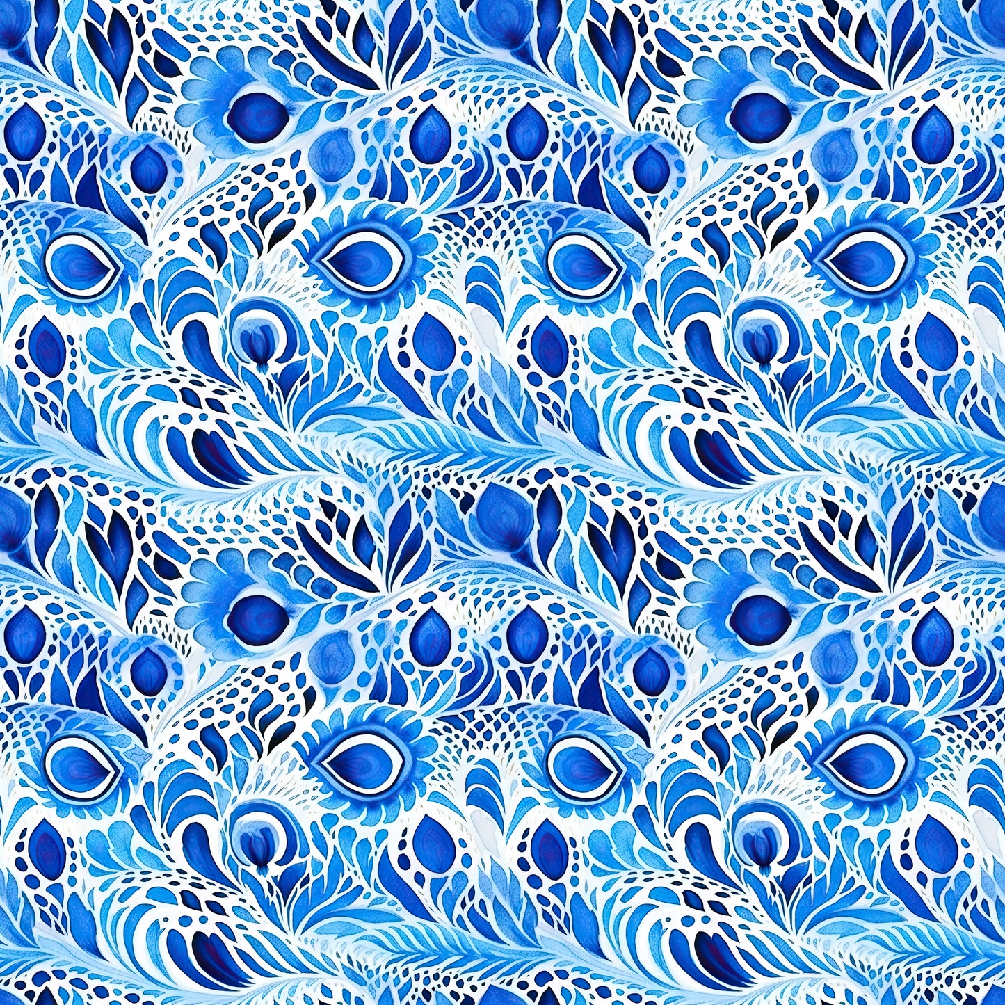 WATERCOLOR PEACOCK 2