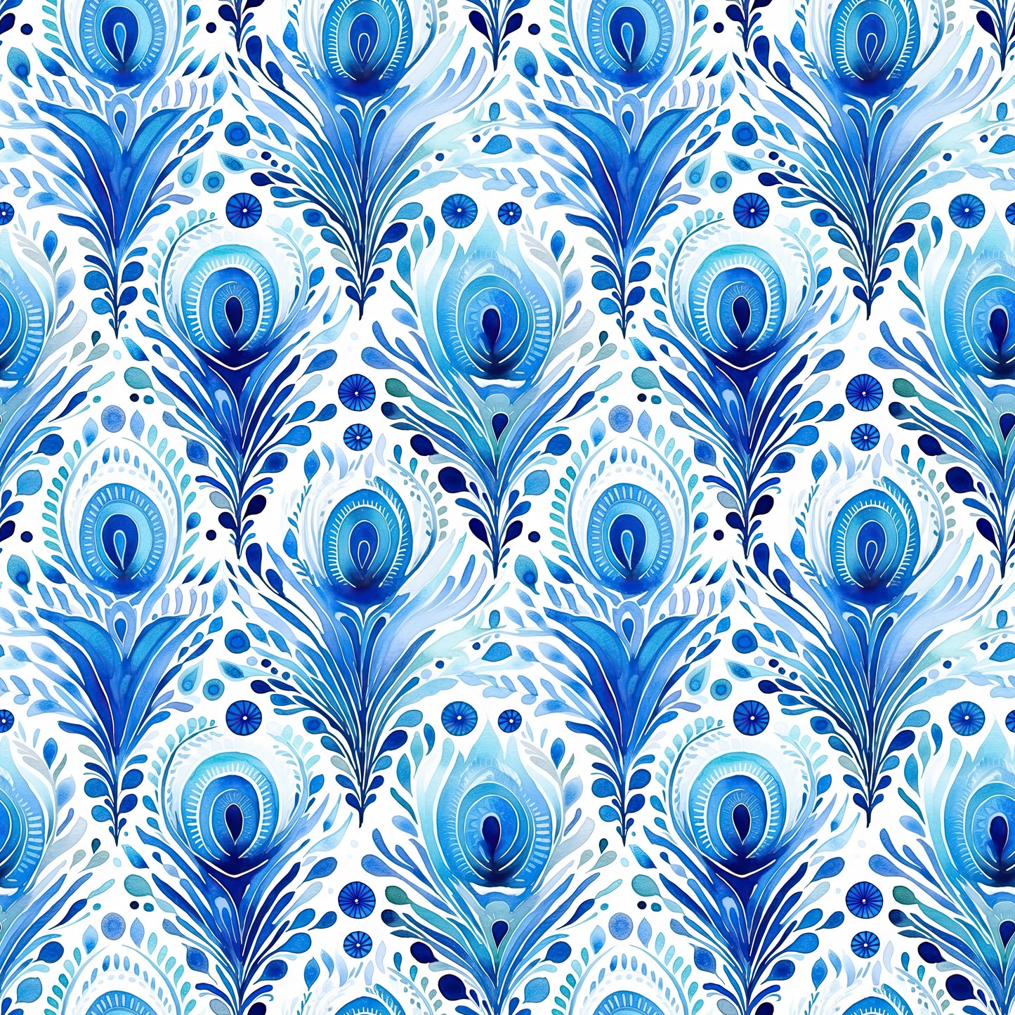 WATERCOLOR PEACOCK 3