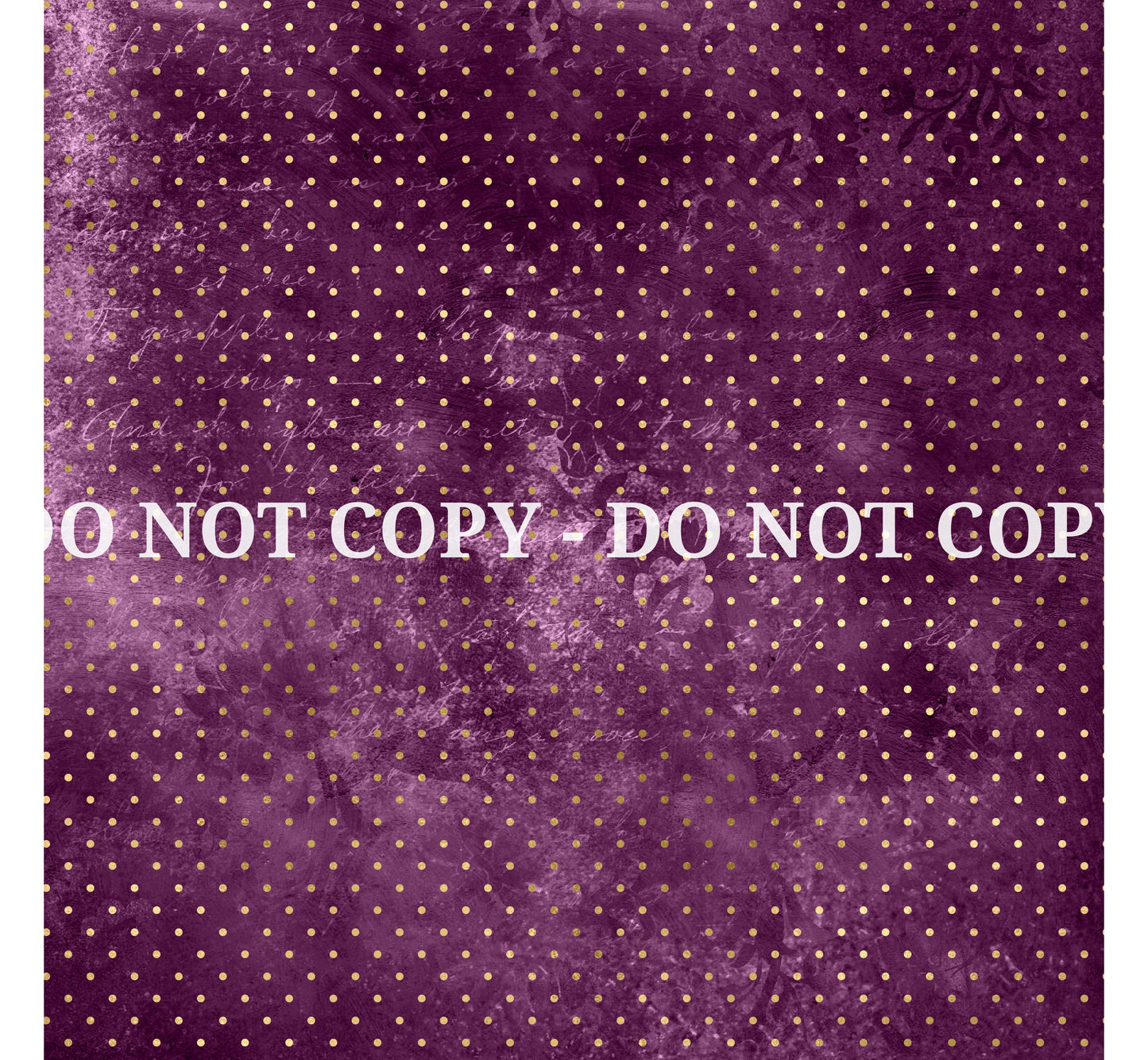 DISTRESSED PURPLE AND GOLD