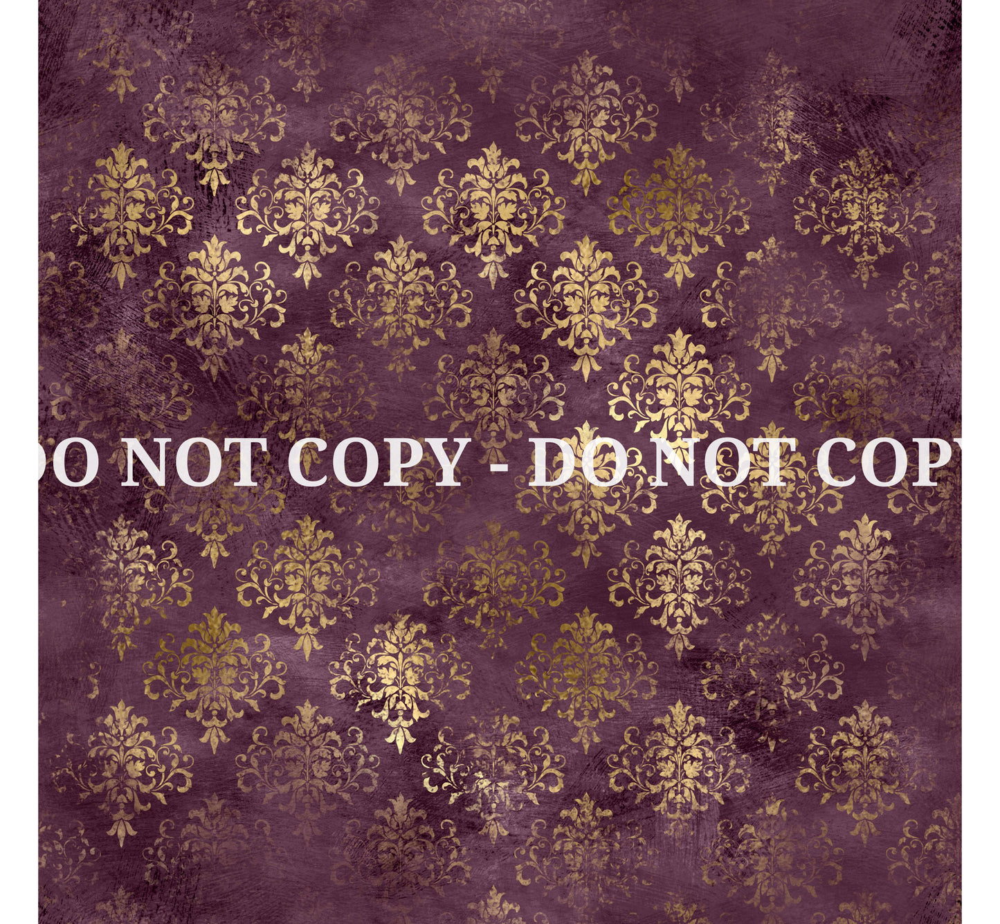 DISTRESSED PURPLE AND GOLD