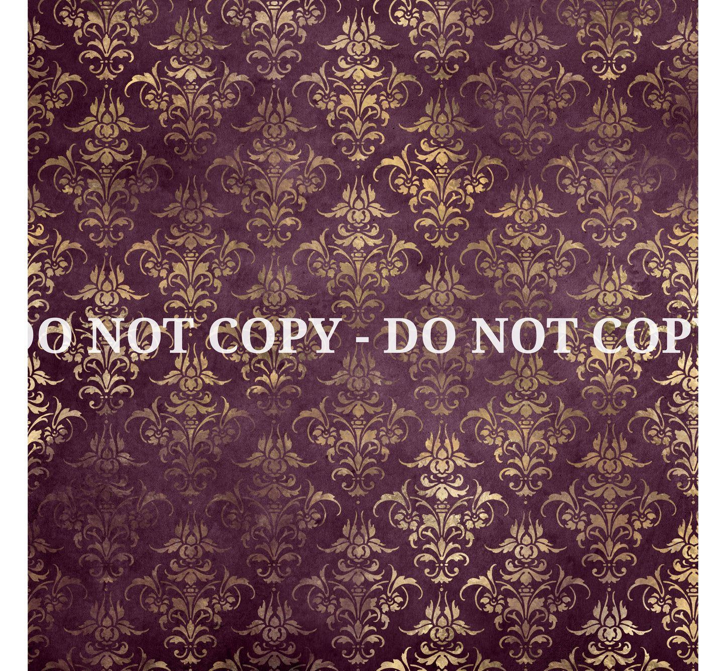 DISTRESSED PURPLE AND GOLD