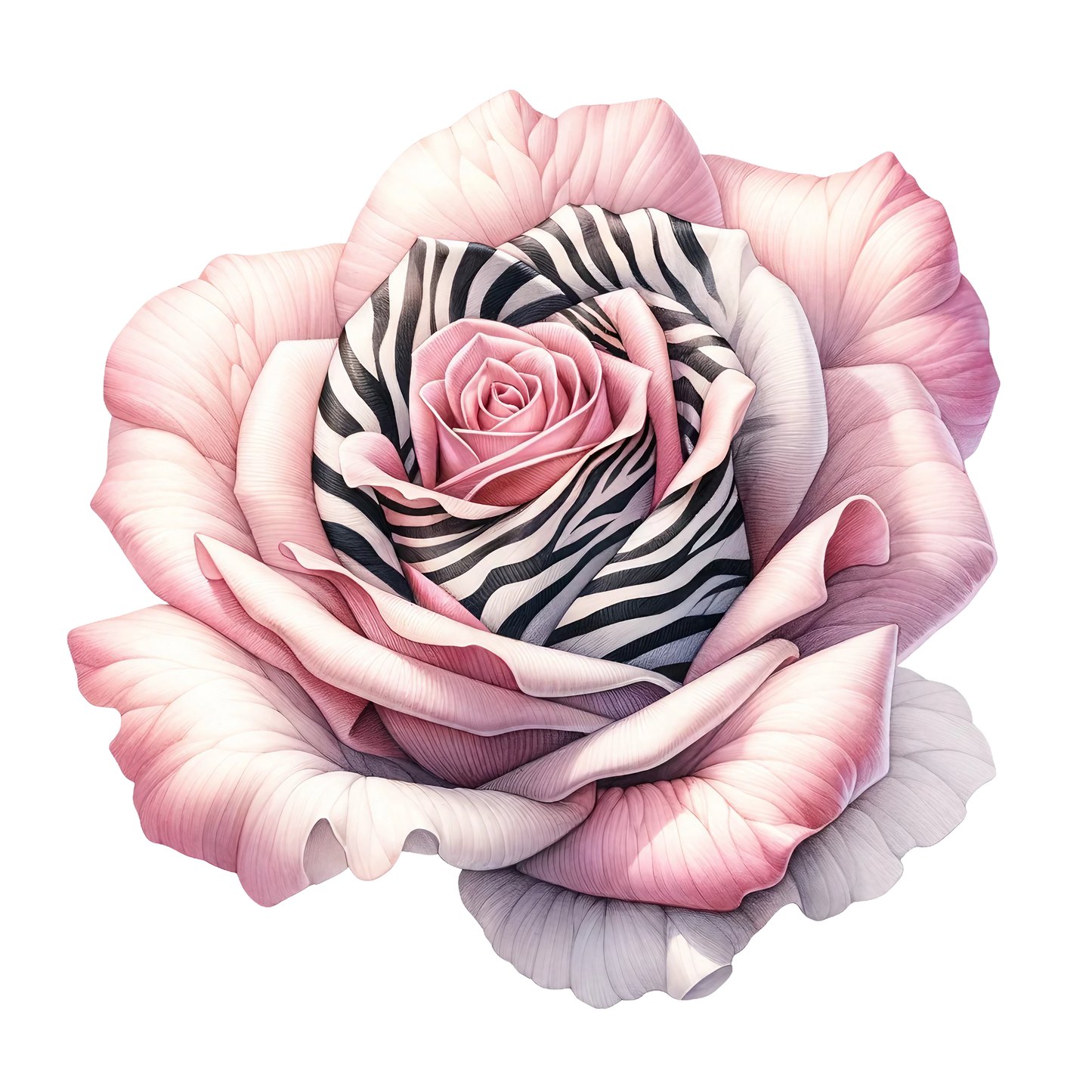 ANIMAL PRINT ROSES - Decals