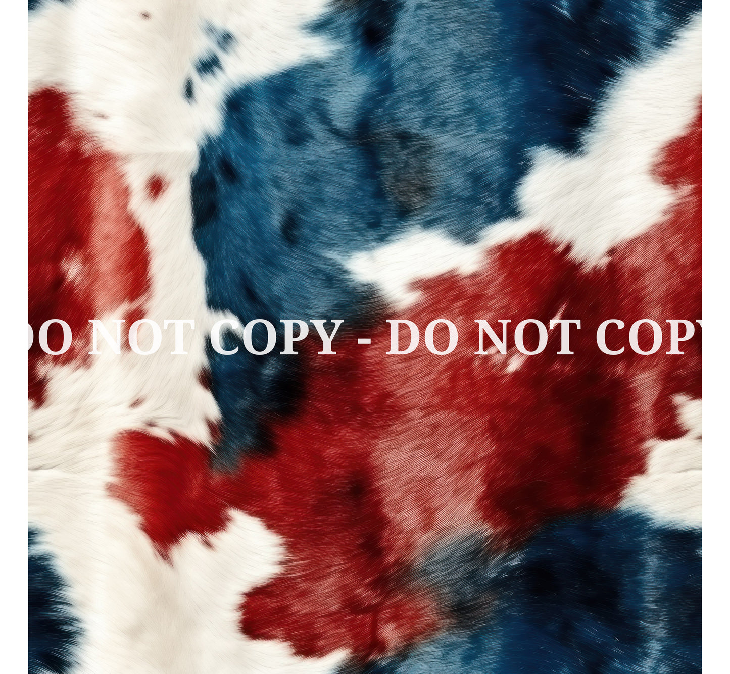 RED, WHITE AND BLUE COWHIDE VINYL - MULTIPLE VARIATIONS