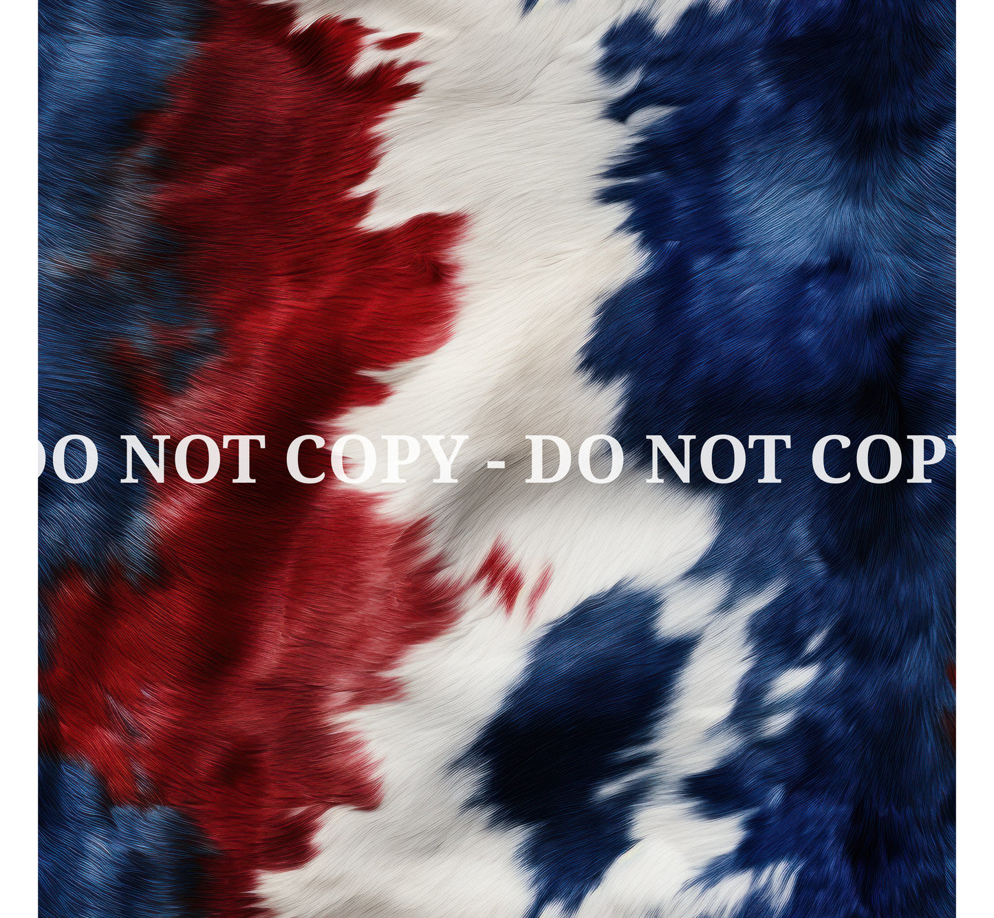 RED, WHITE AND BLUE COWHIDE VINYL - MULTIPLE VARIATIONS