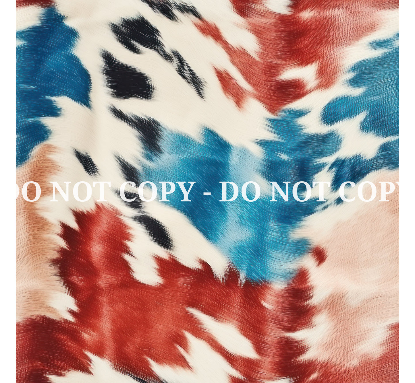 RED, WHITE AND BLUE COWHIDE VINYL - MULTIPLE VARIATIONS