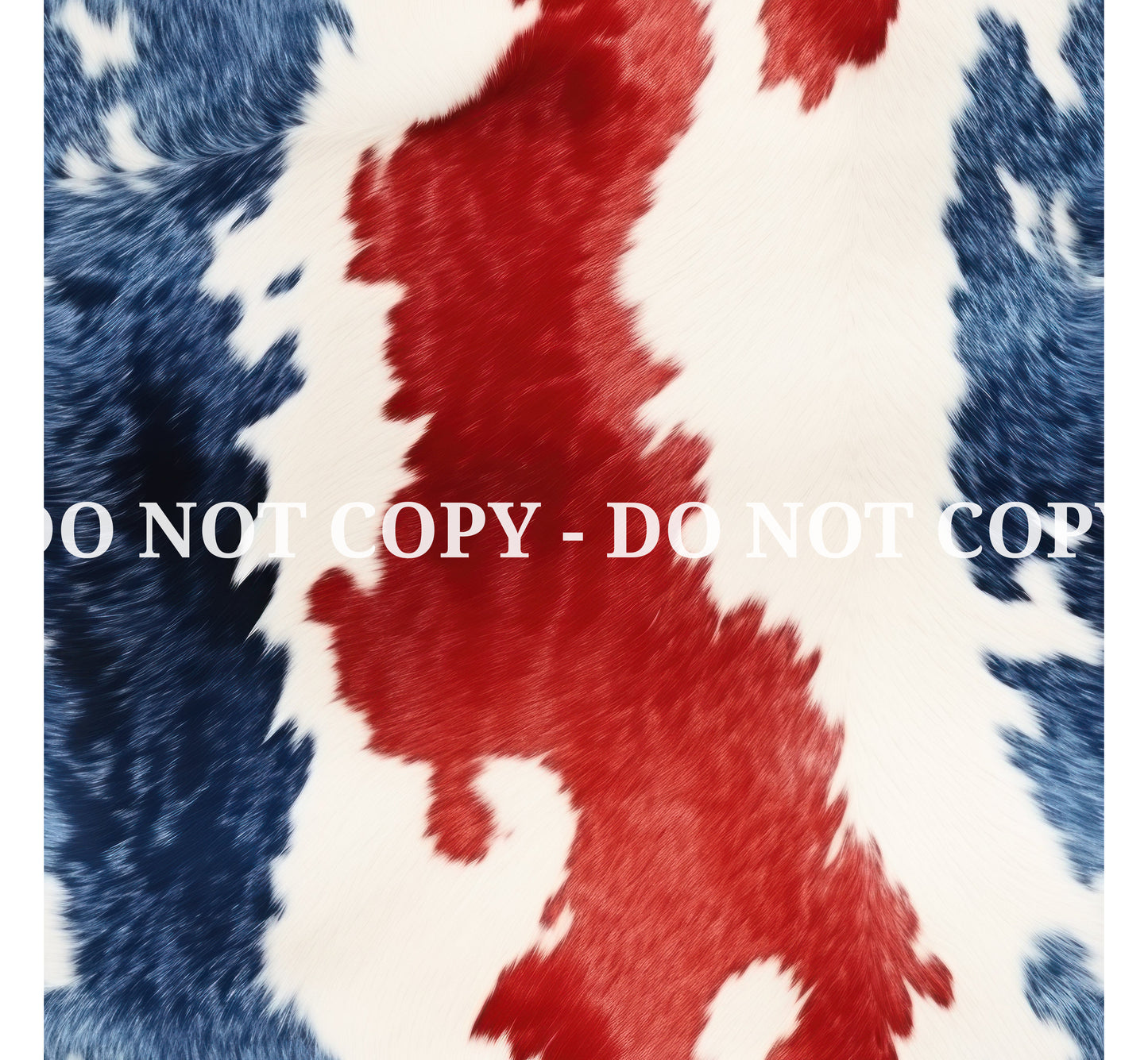 RED, WHITE AND BLUE COWHIDE VINYL - MULTIPLE VARIATIONS