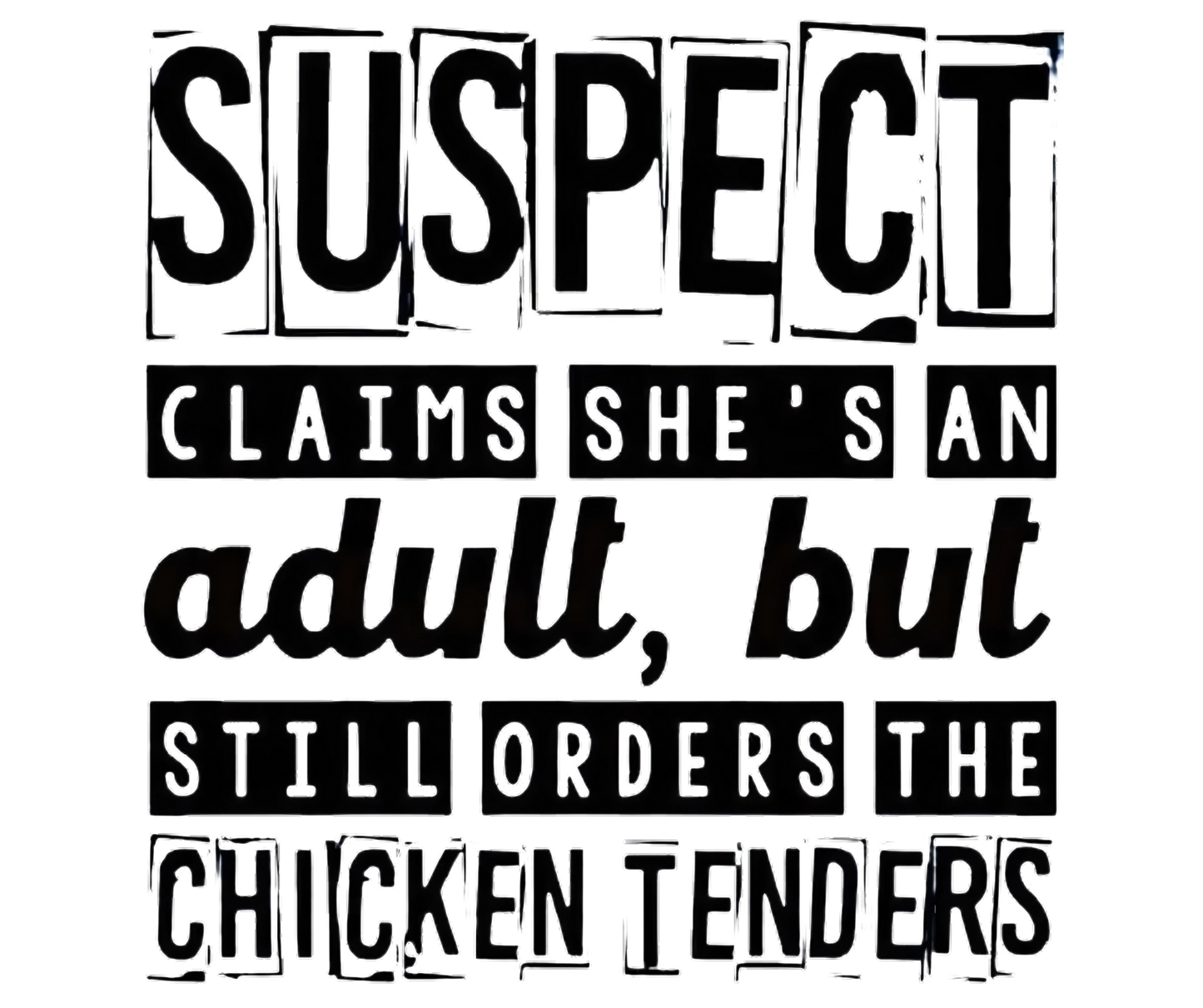 SUSPECT - DECAL