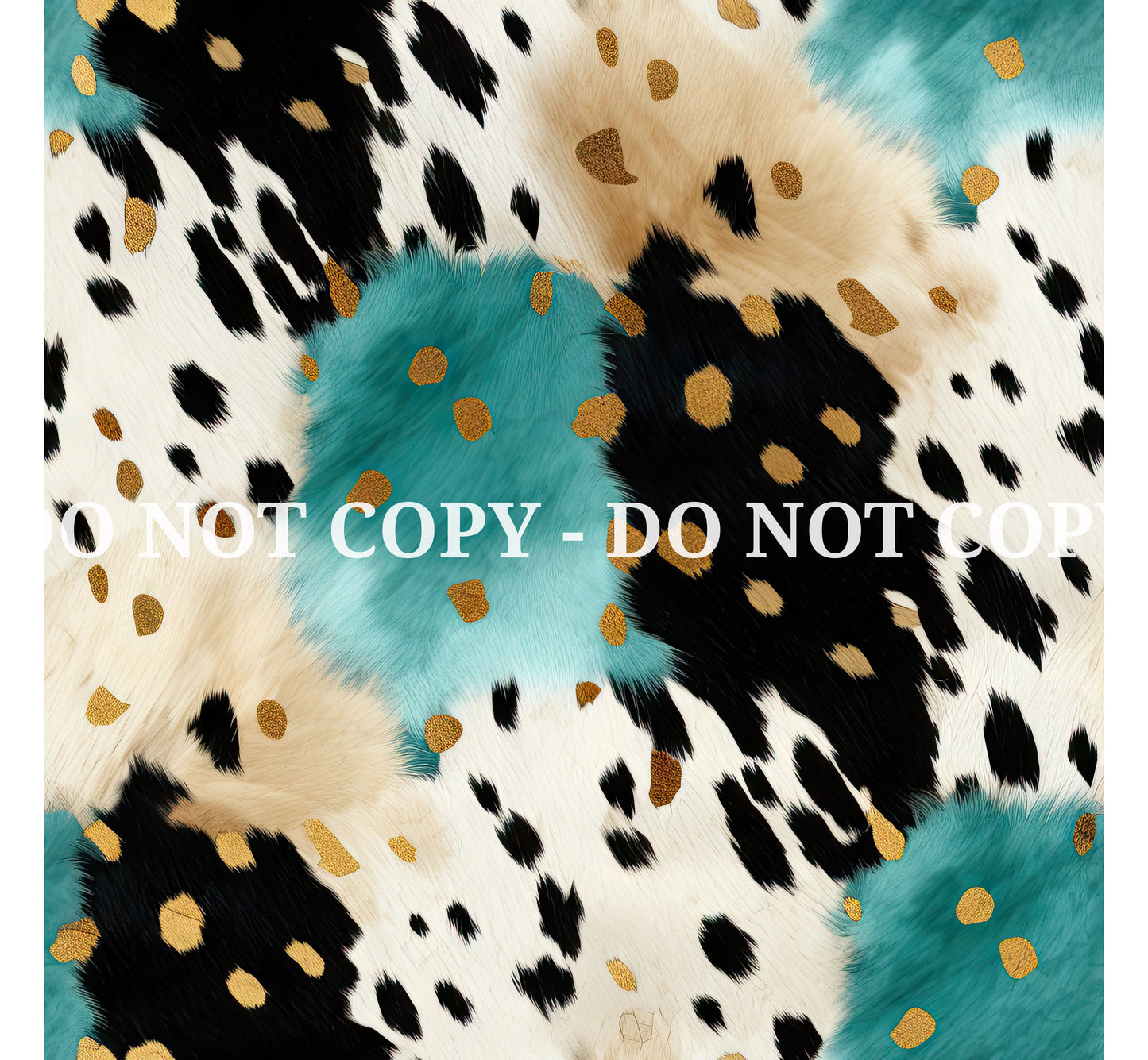 TURQUOISE COWHIDE VINYL - MULTIPLE VARIATIONS